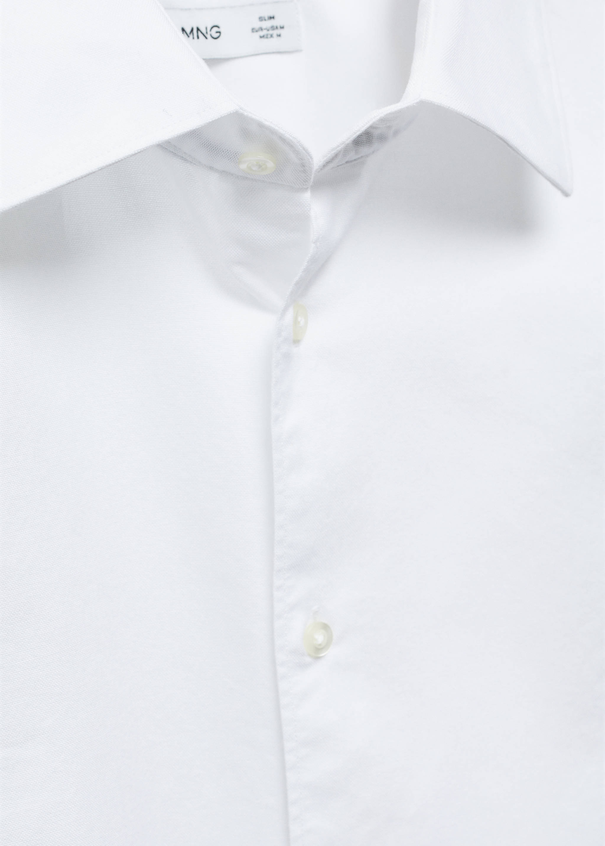 Slim fit Oxford cotton shirt - Details of the article 8