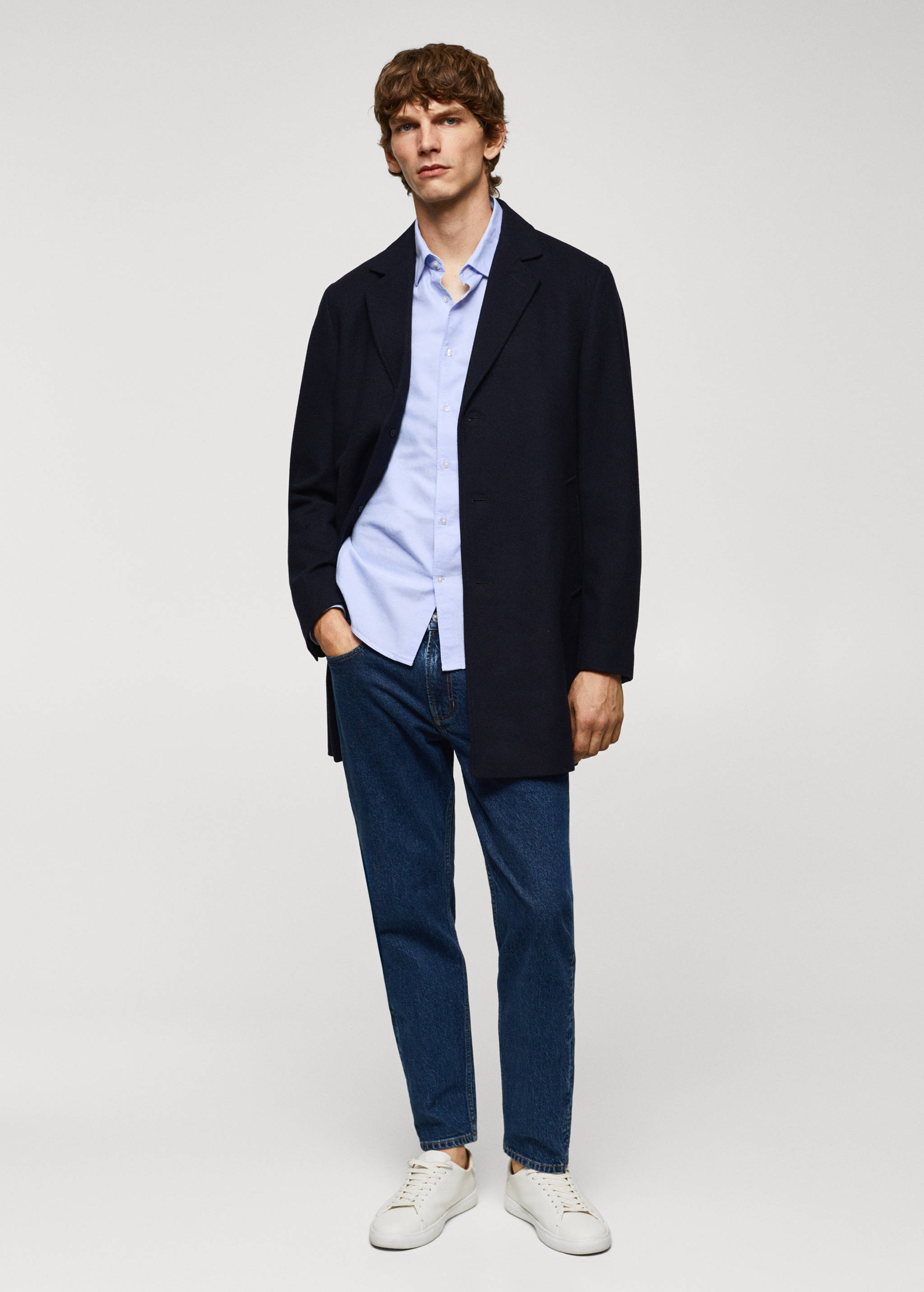 Slim fit Oxford cotton shirt - General plane