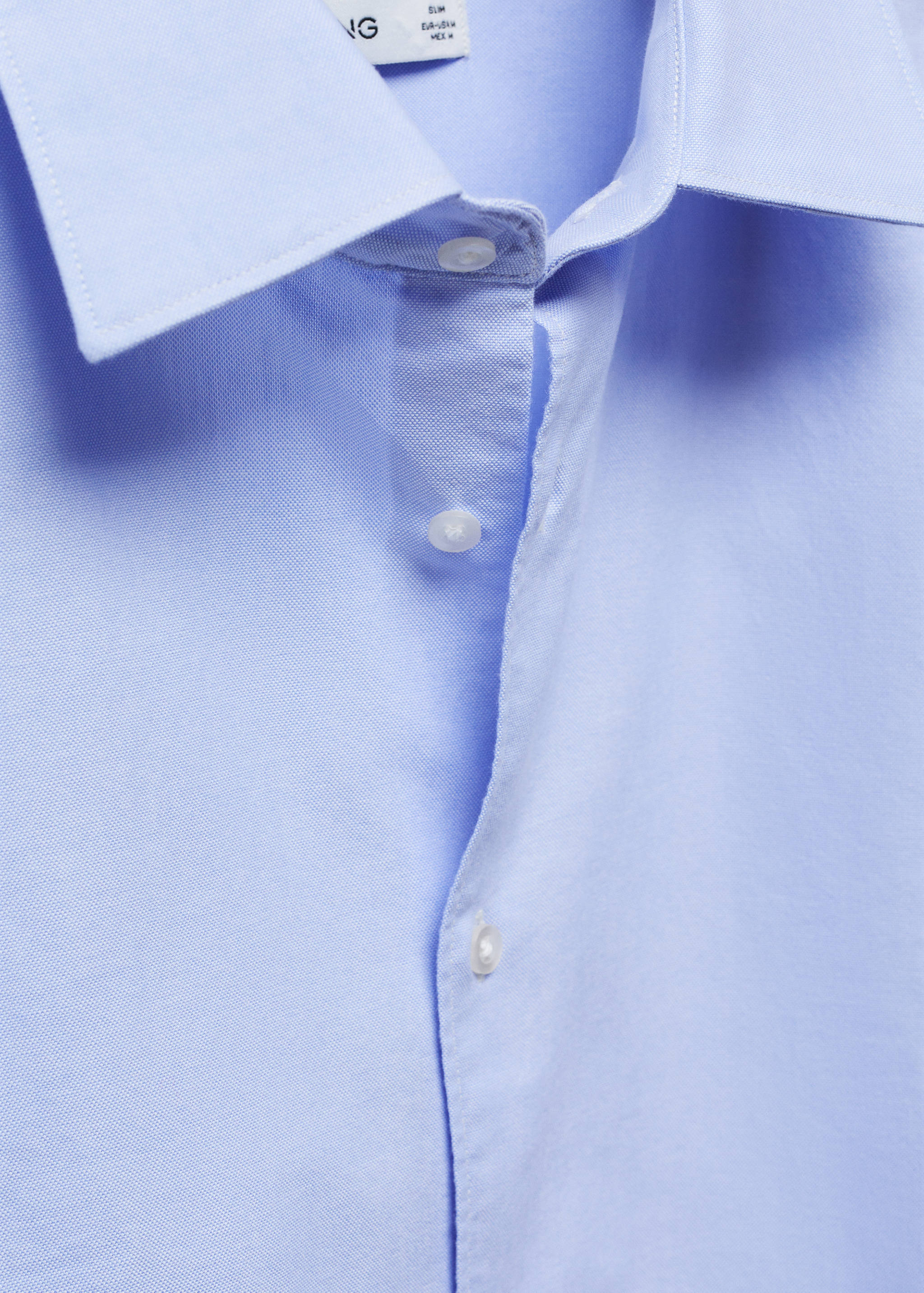 Slim fit Oxford cotton shirt - Details of the article 8