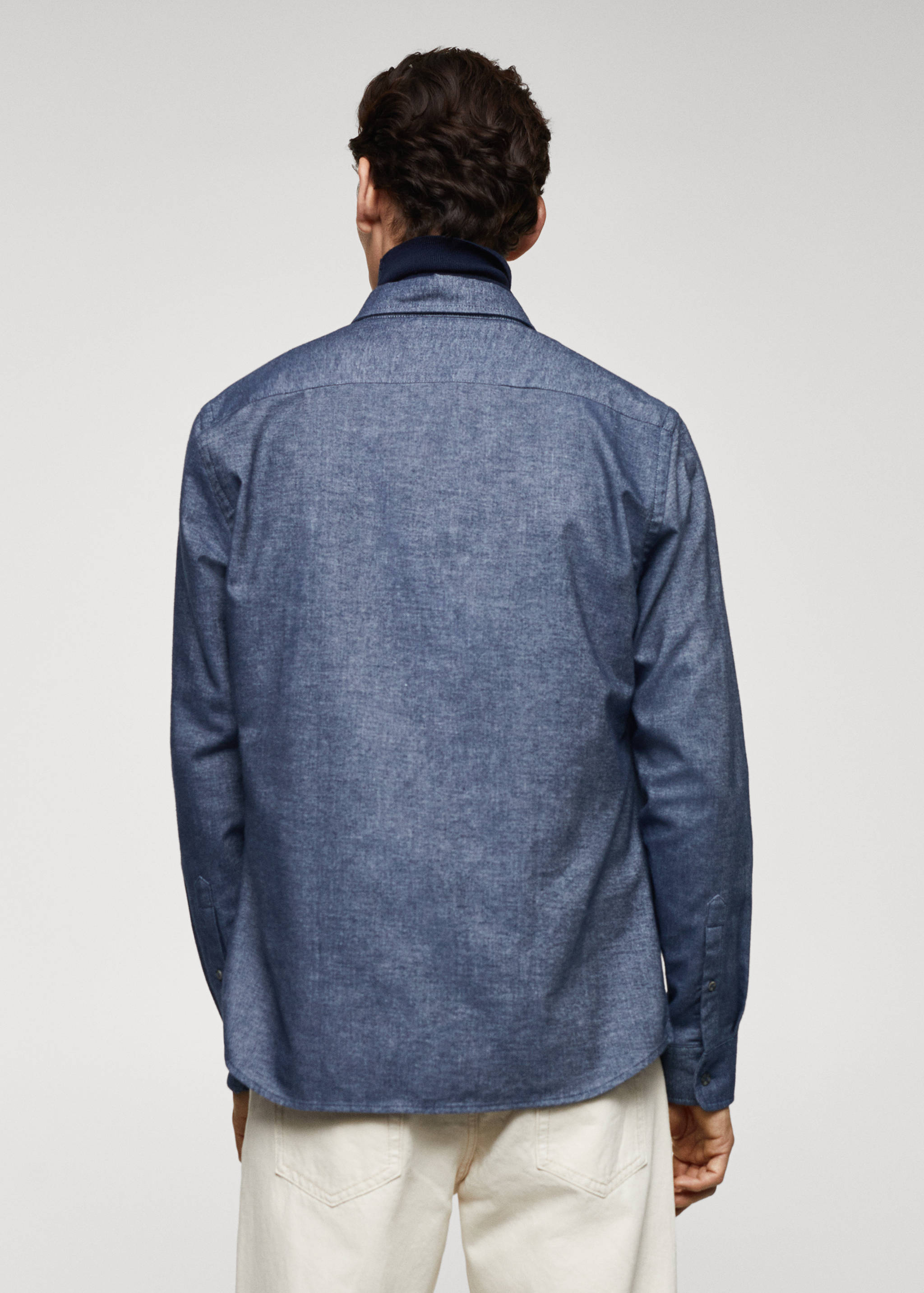 Chemise fil à fil 100% coton - Verso de l’article