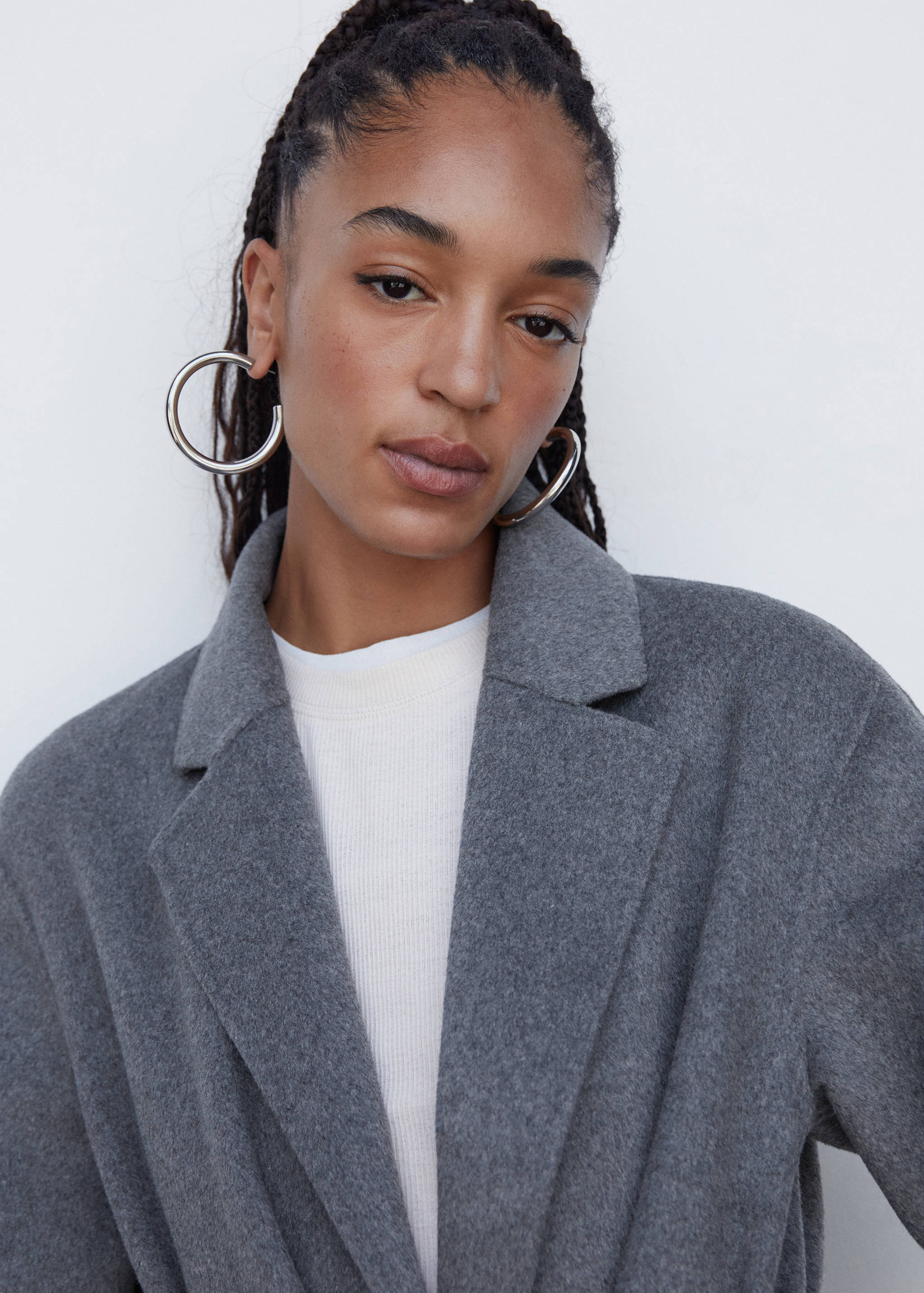 معطف بحزام مصنوع يدويًا - تفاصيل المنتج 1