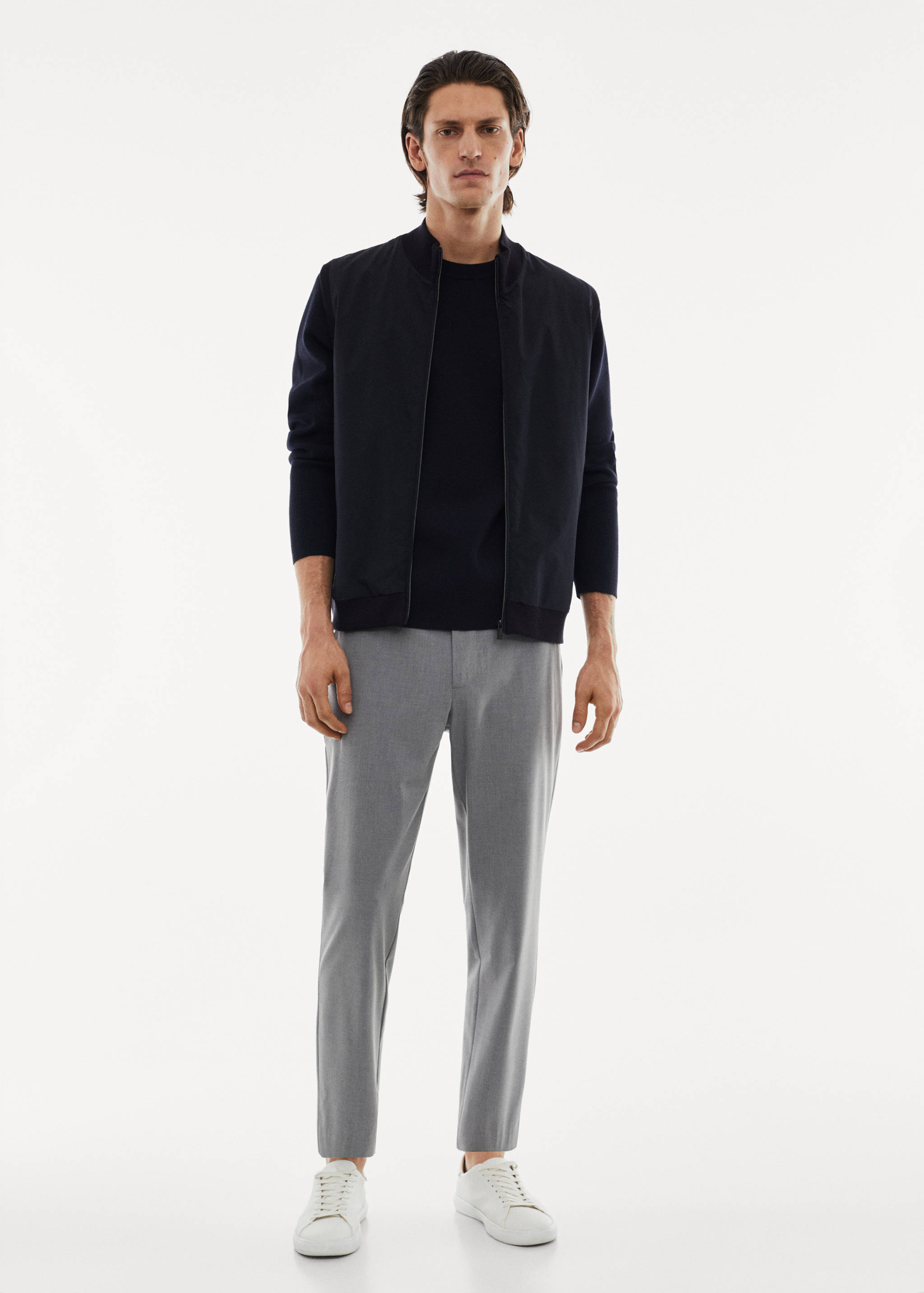 Gilet tissu comfort stretch - Plan général