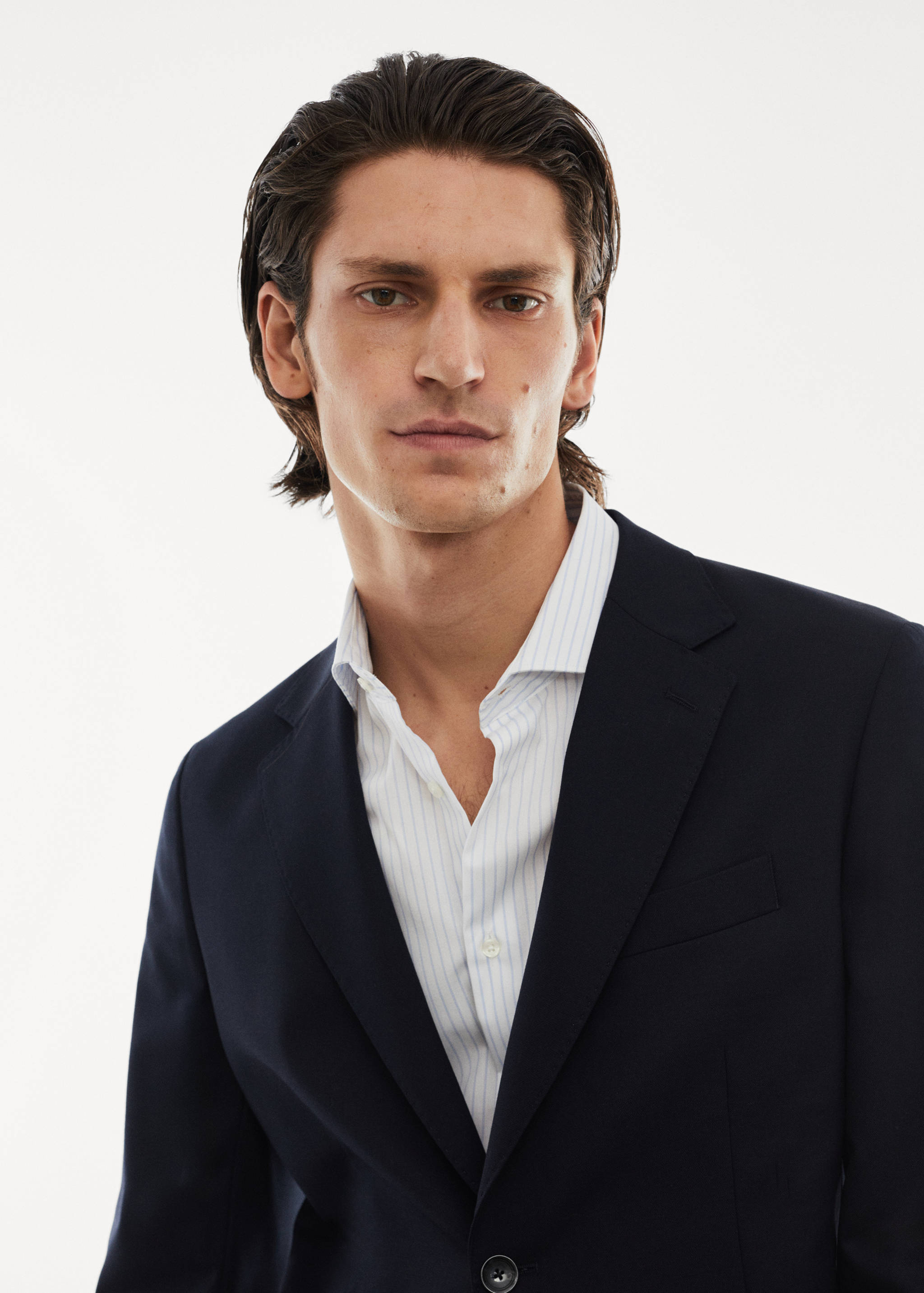 Костюмный пиджак из чистой шерсти стретч - Деталь изделия 1