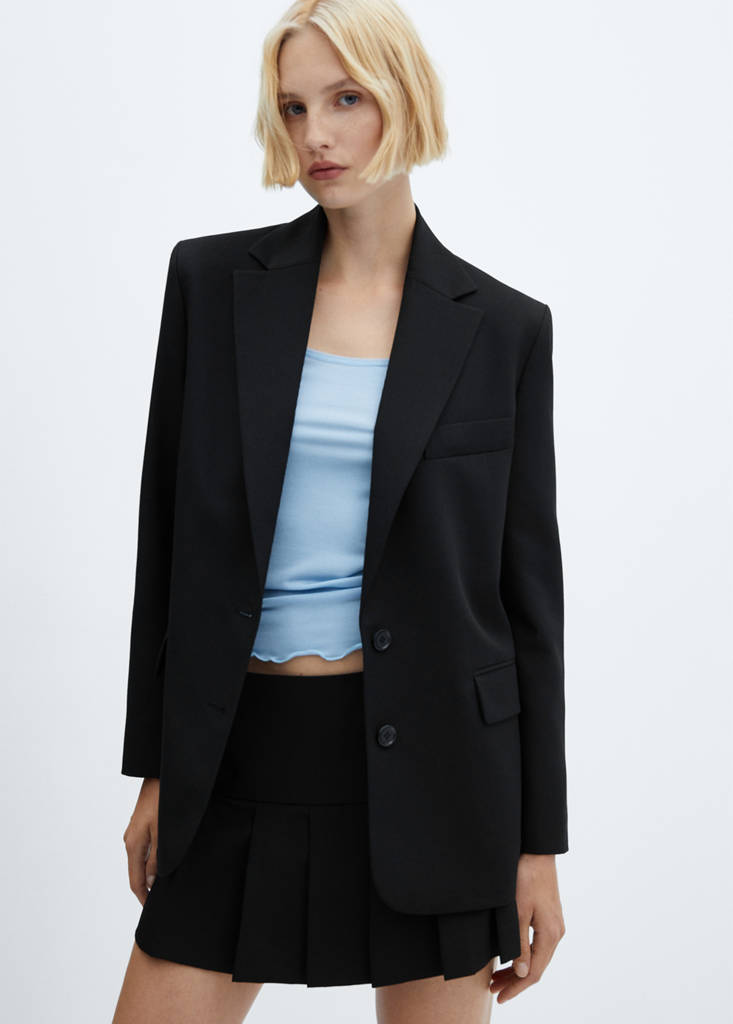Structured lapels blazer