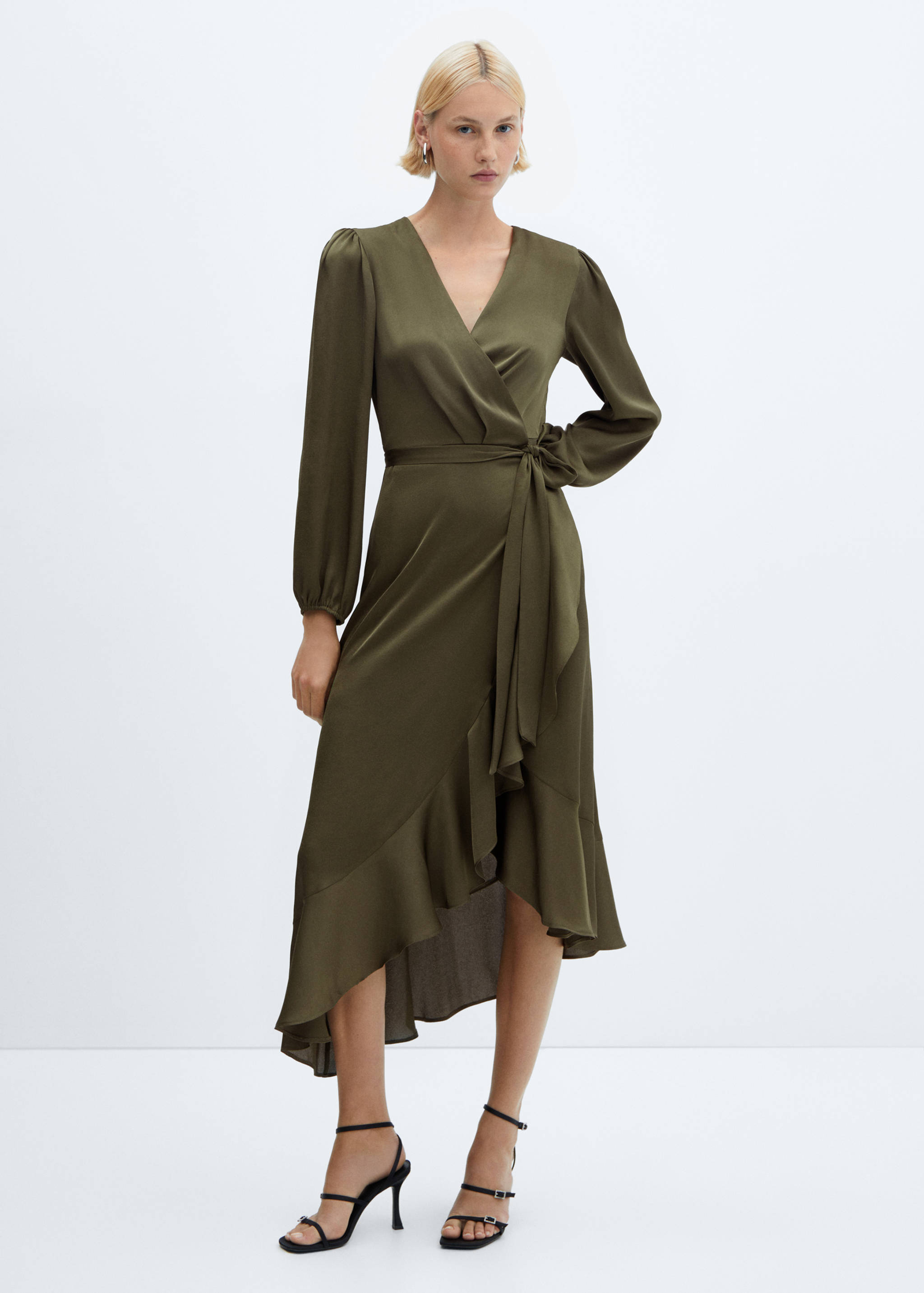 Ruffle wrap dress - General plane
