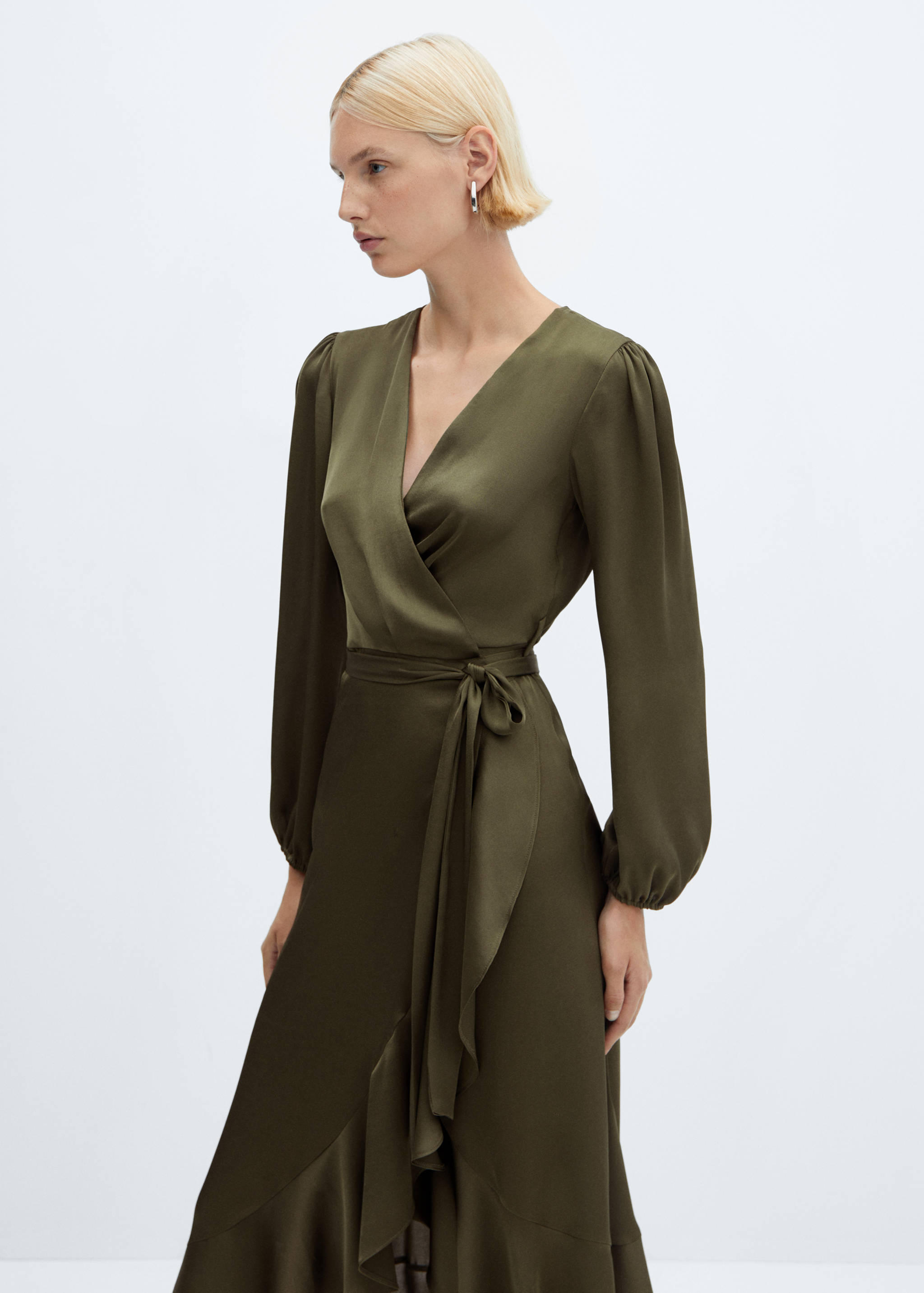 Ruffle wrap dress - Medium plane