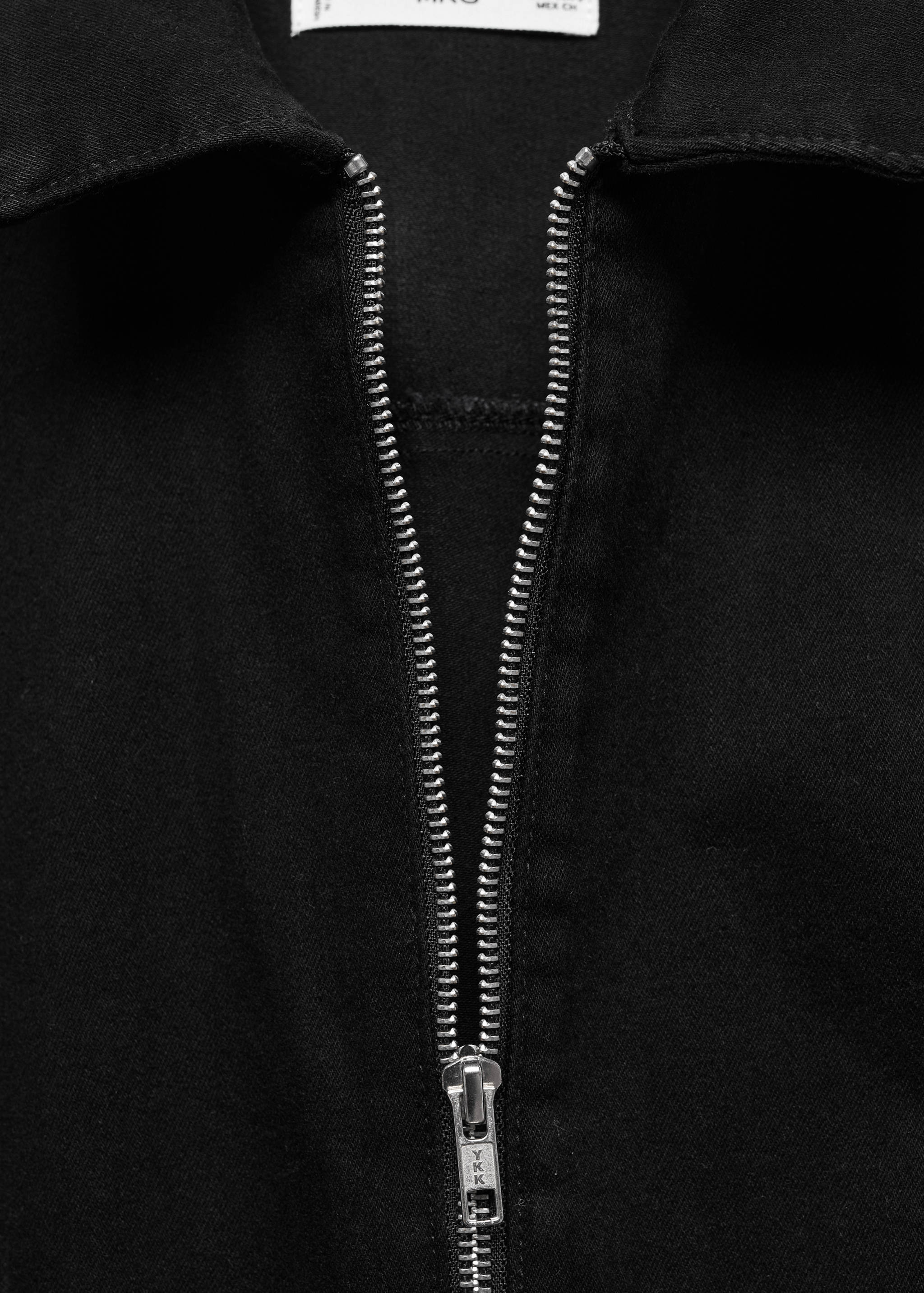 Denim zipper jumpsuit - Details of the article 8