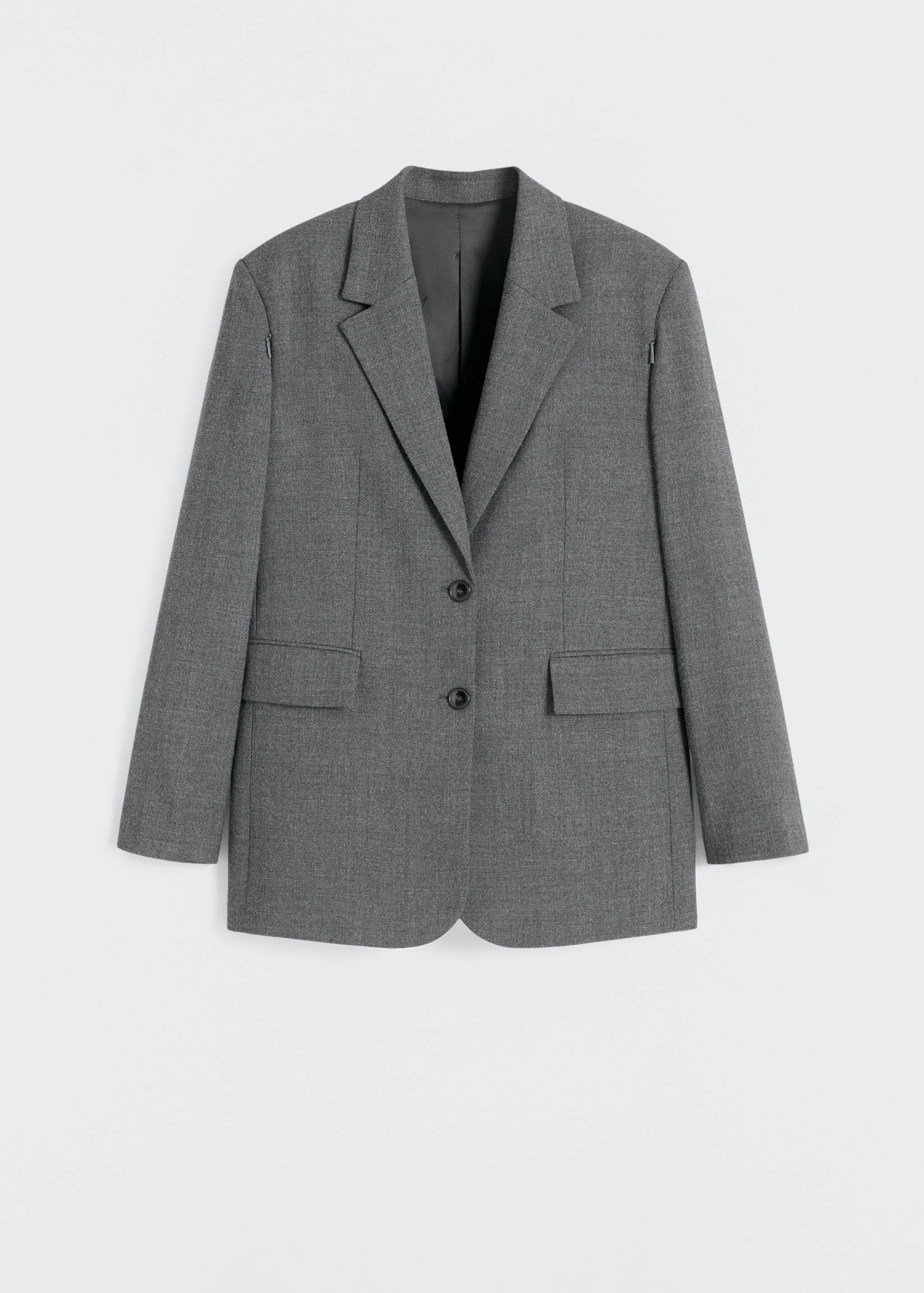 Tailored jacket with open zip sleeves - Women | MANGO Armenia