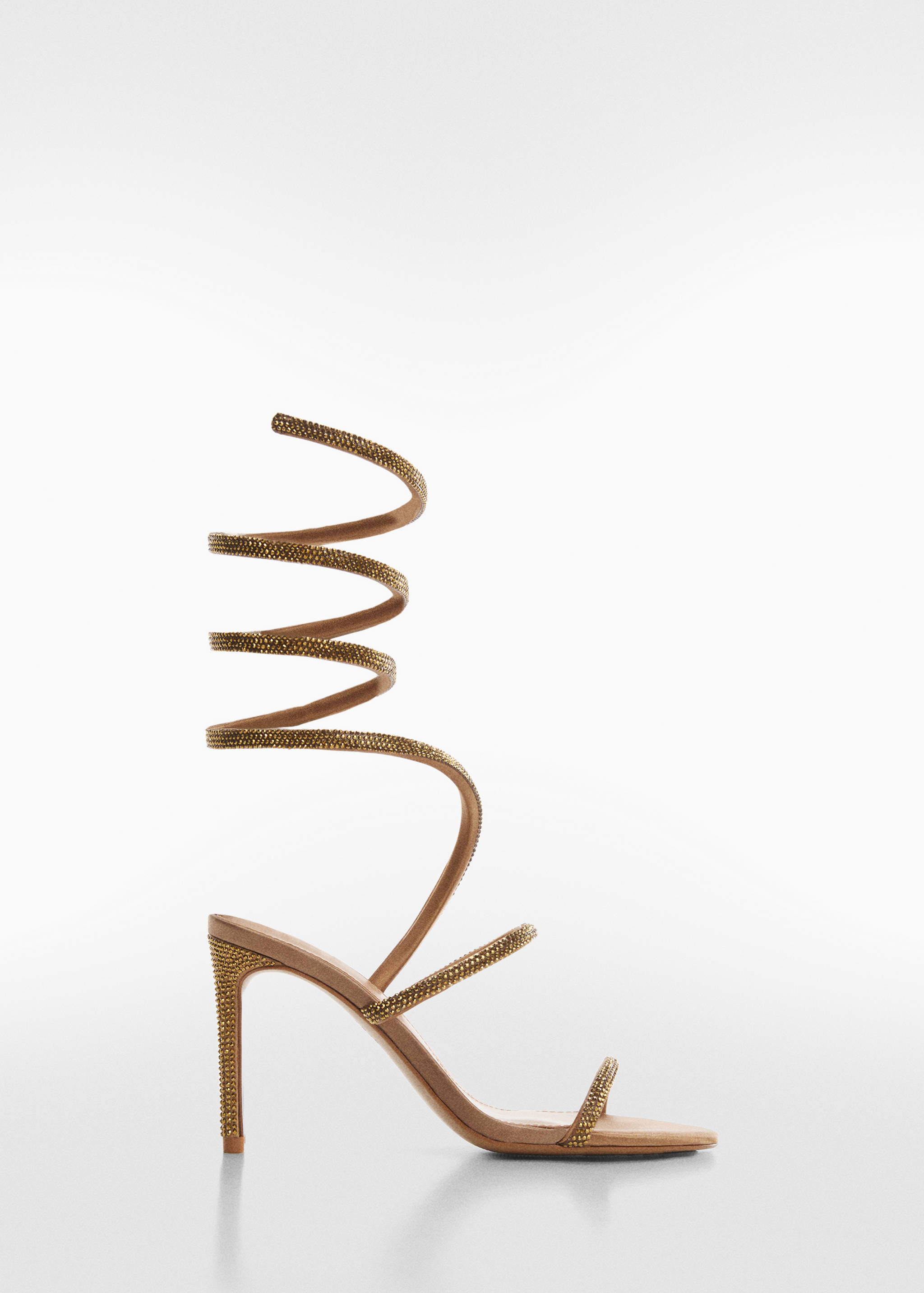 Heeled sandal with strass strap - Article without model