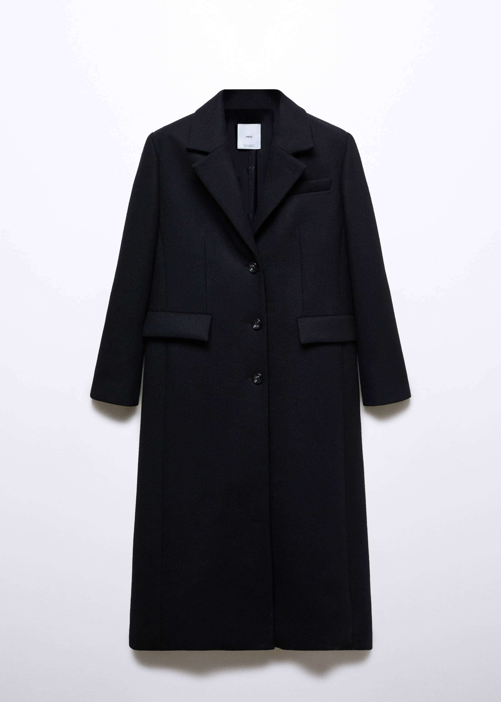 Structured wool coat - Article without model