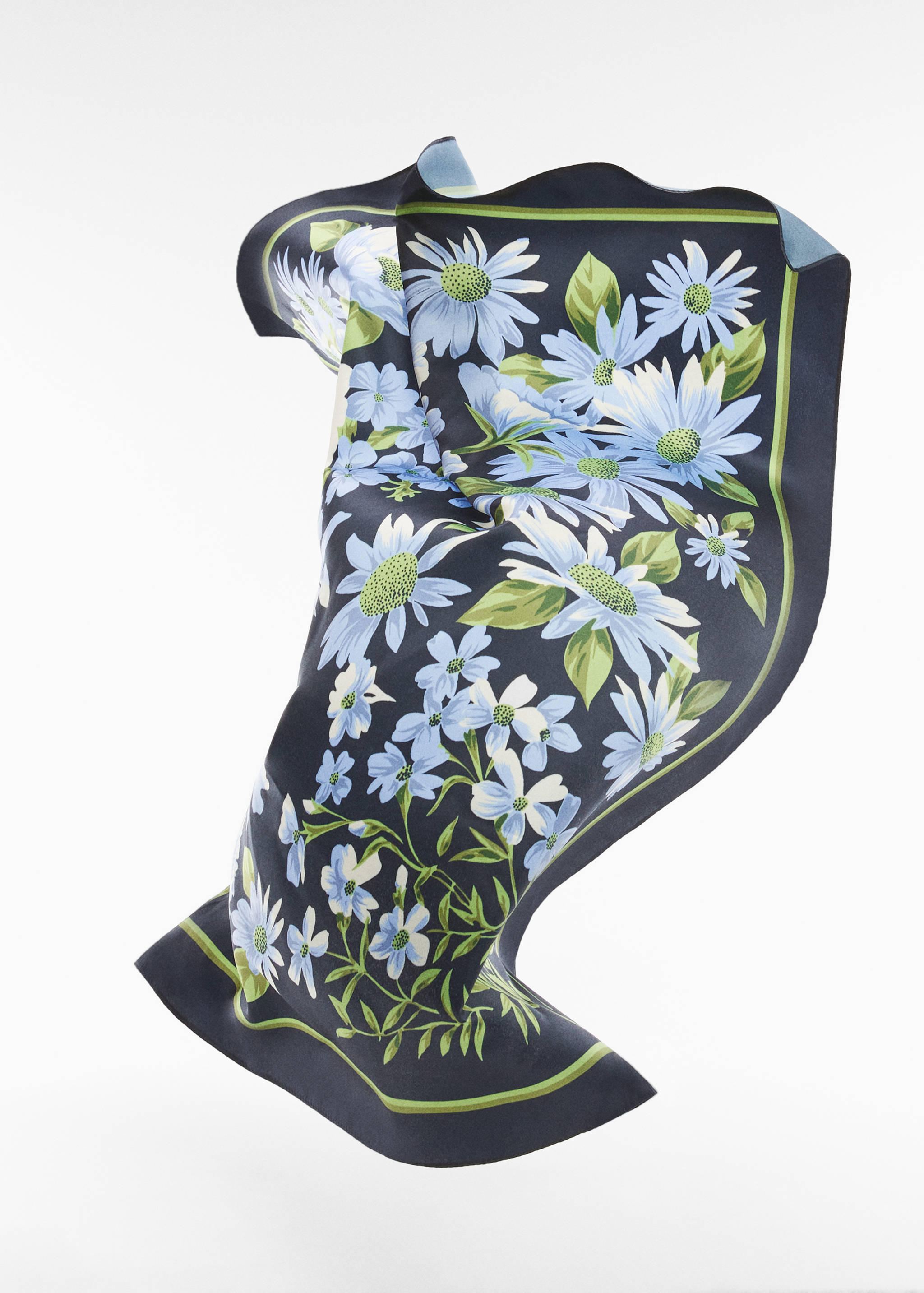 花卉印花围巾 - null