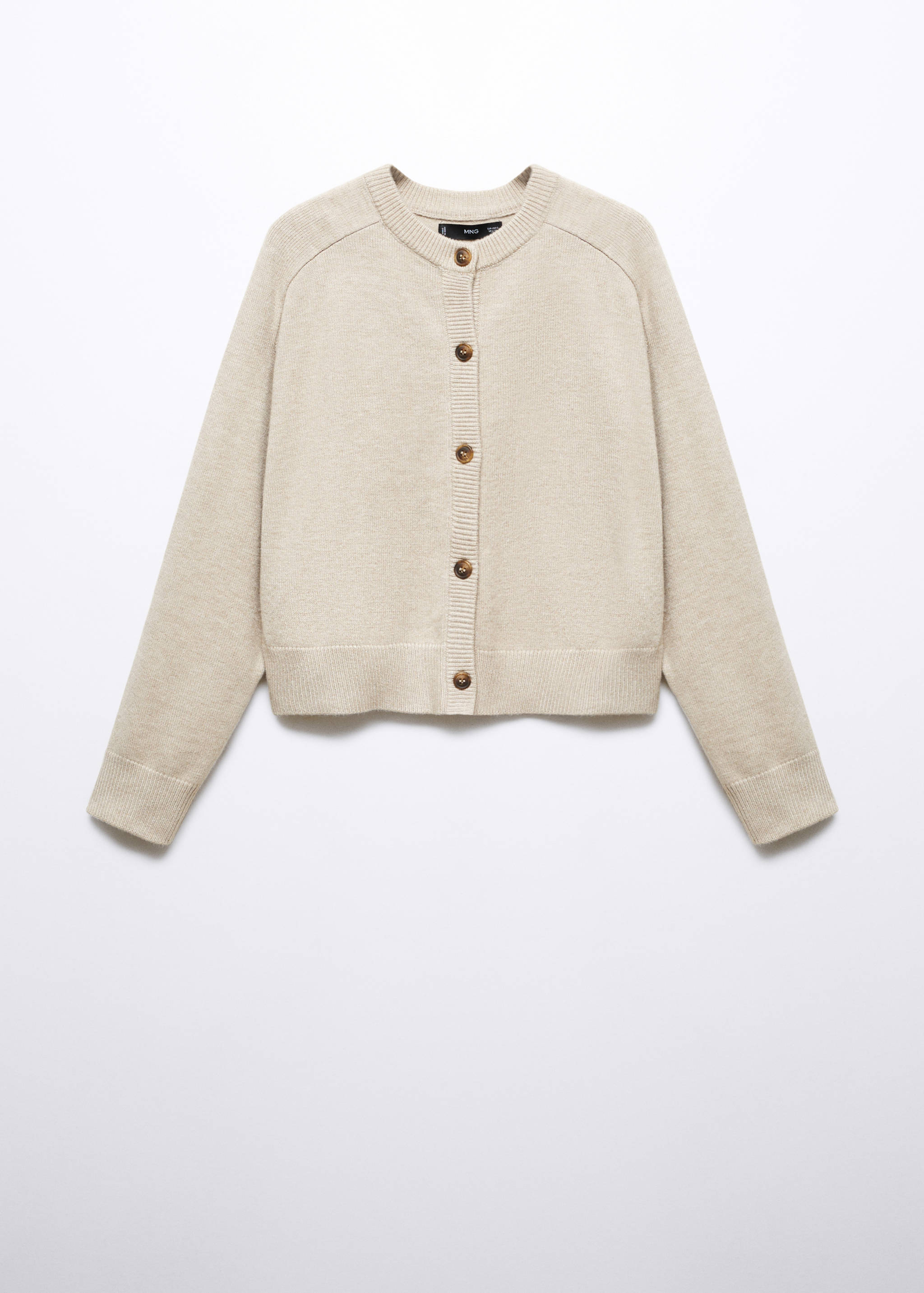 Strickjacke mit Ziernähten - Artikel ohne Model