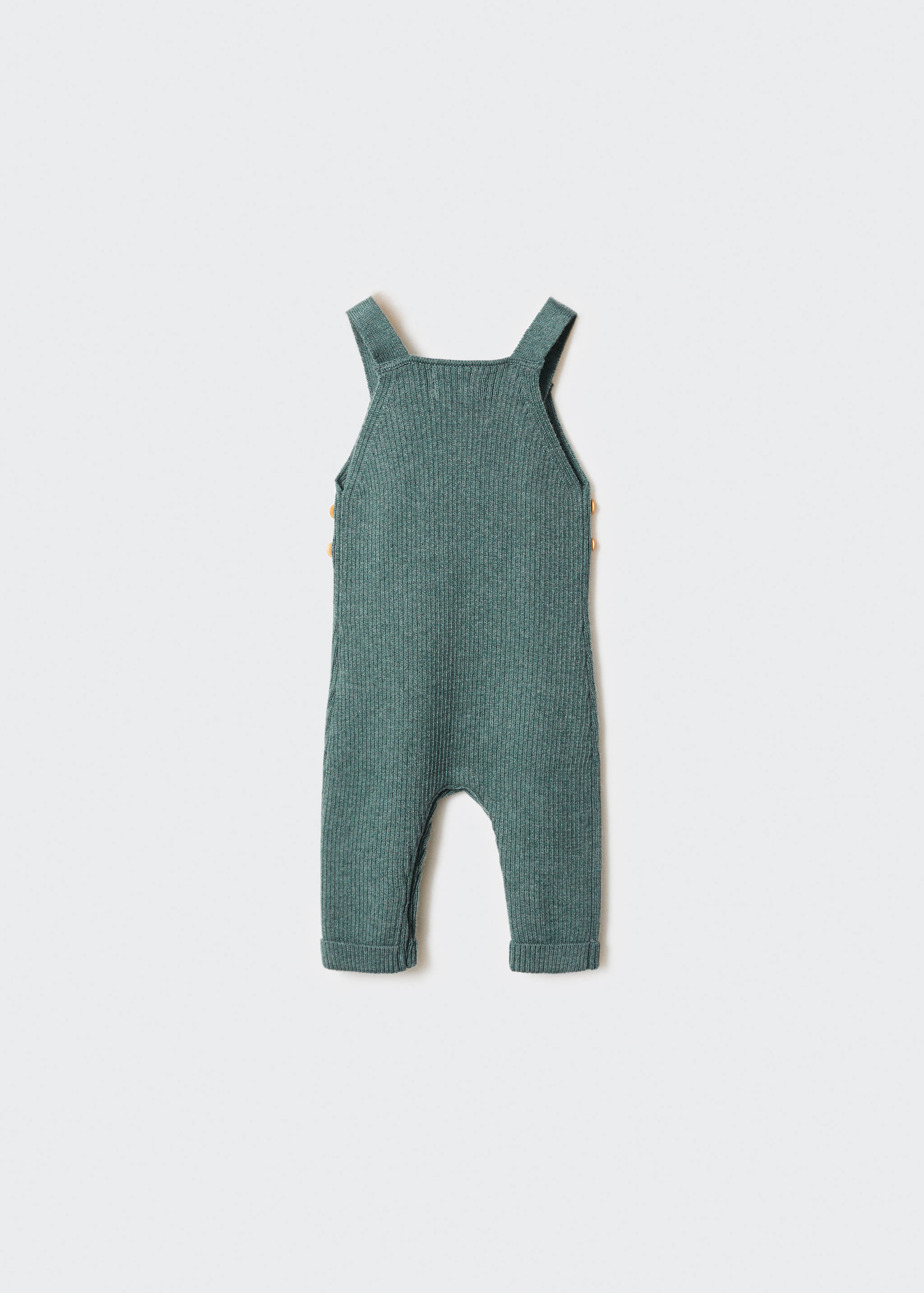 Cotton knit dungarees - Reverse of the article