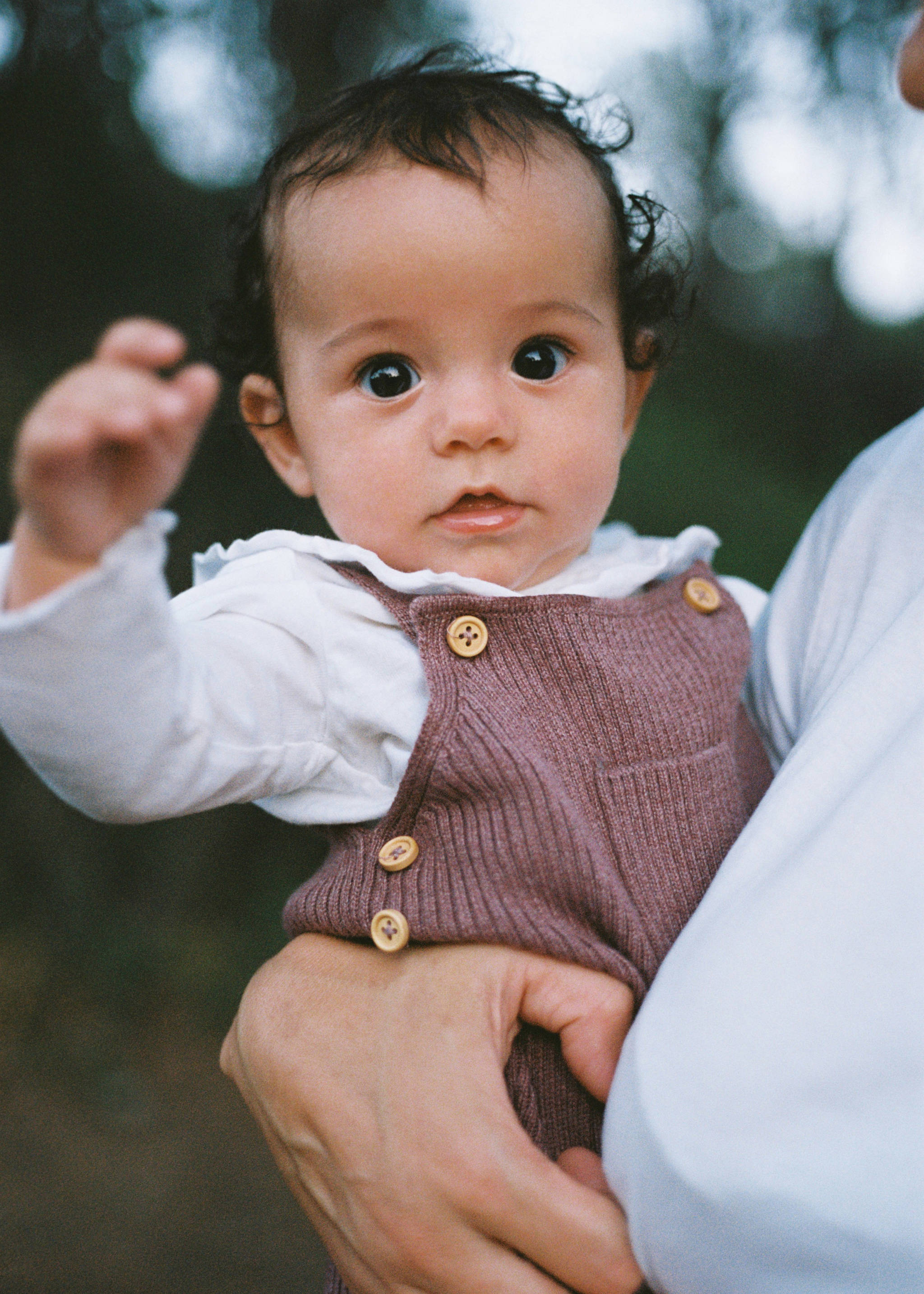 Cotton knit dungarees - Details of the article 6