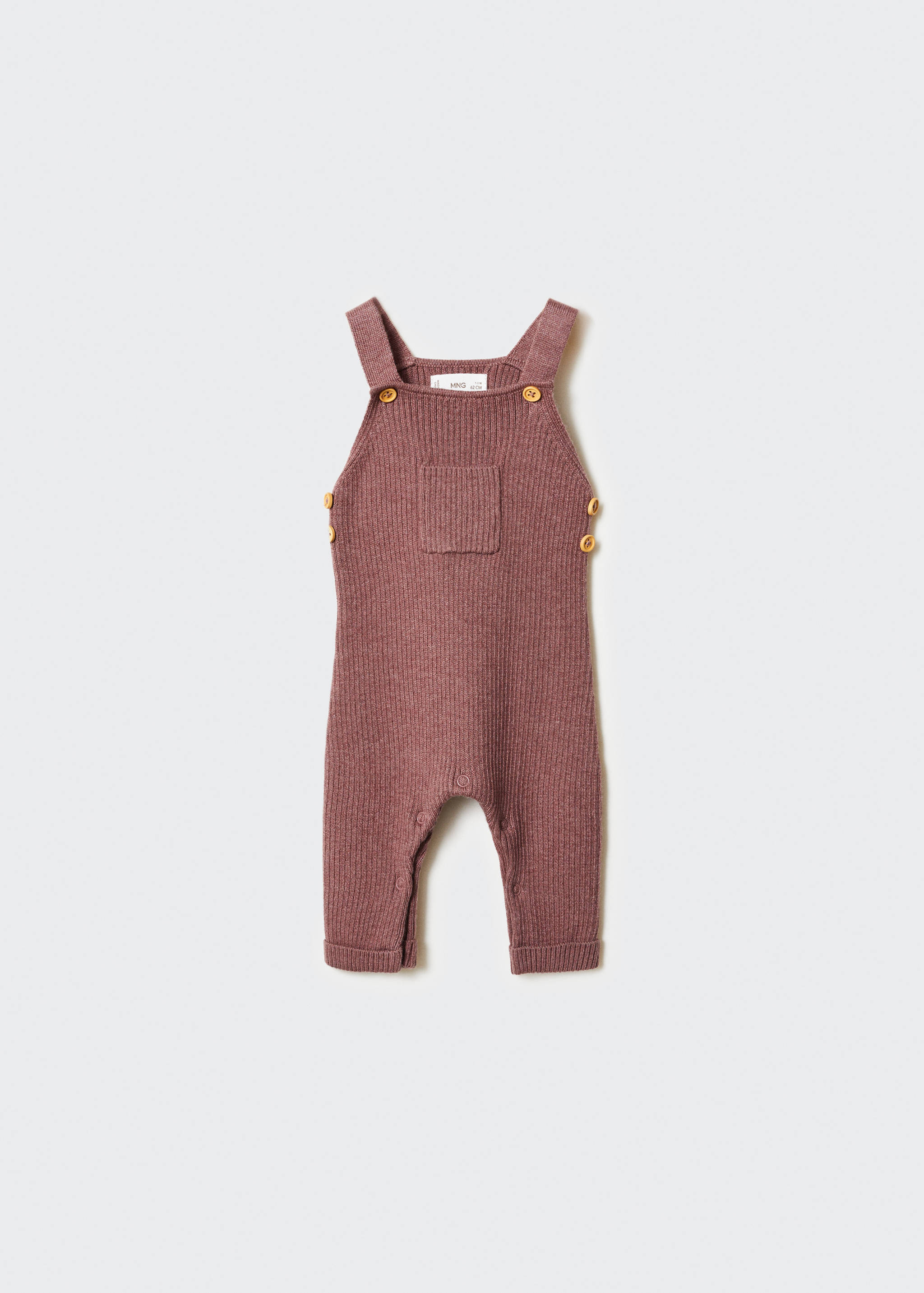 Cotton knit dungarees - Article without model