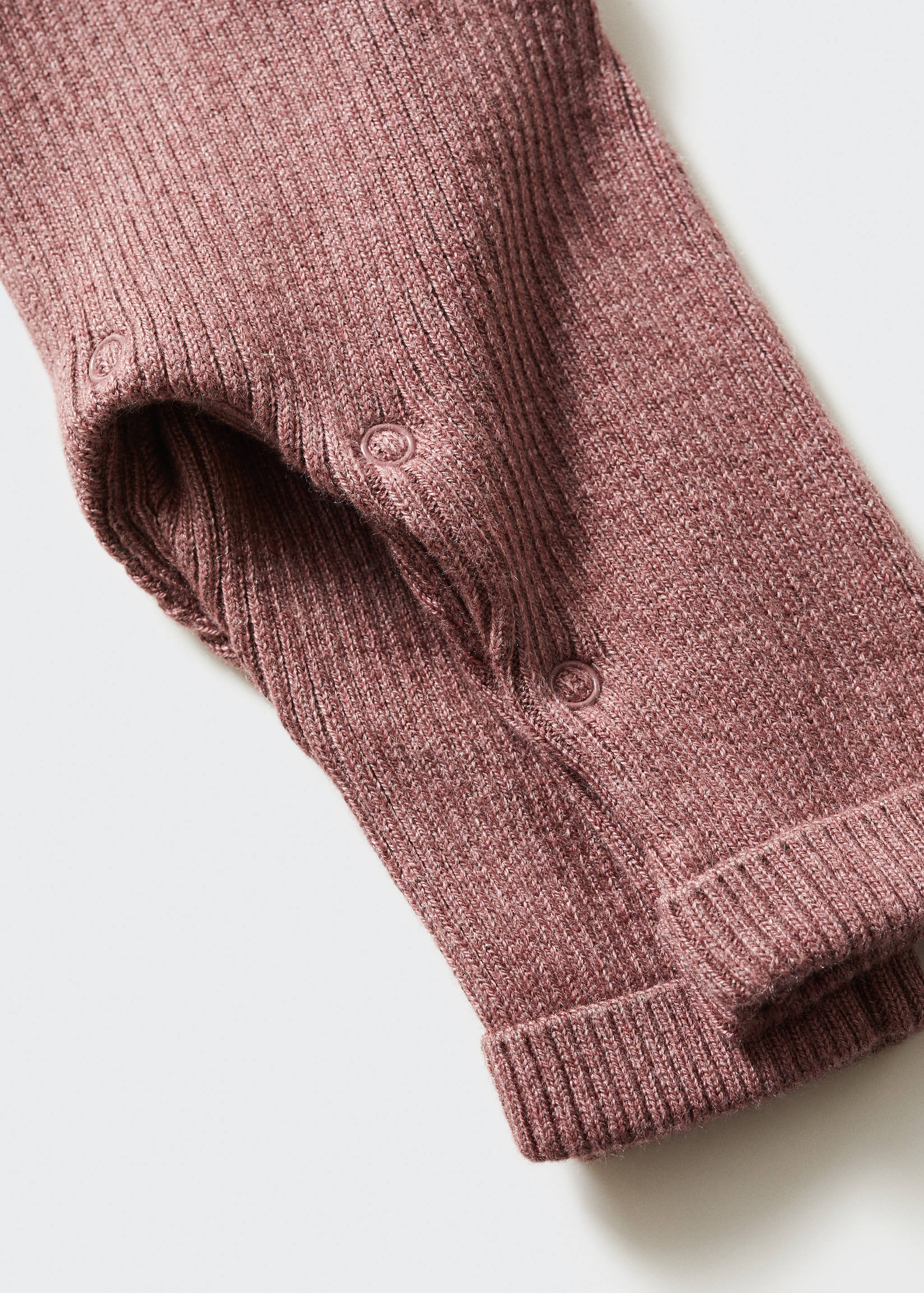 Cotton knit dungarees - Details of the article 8