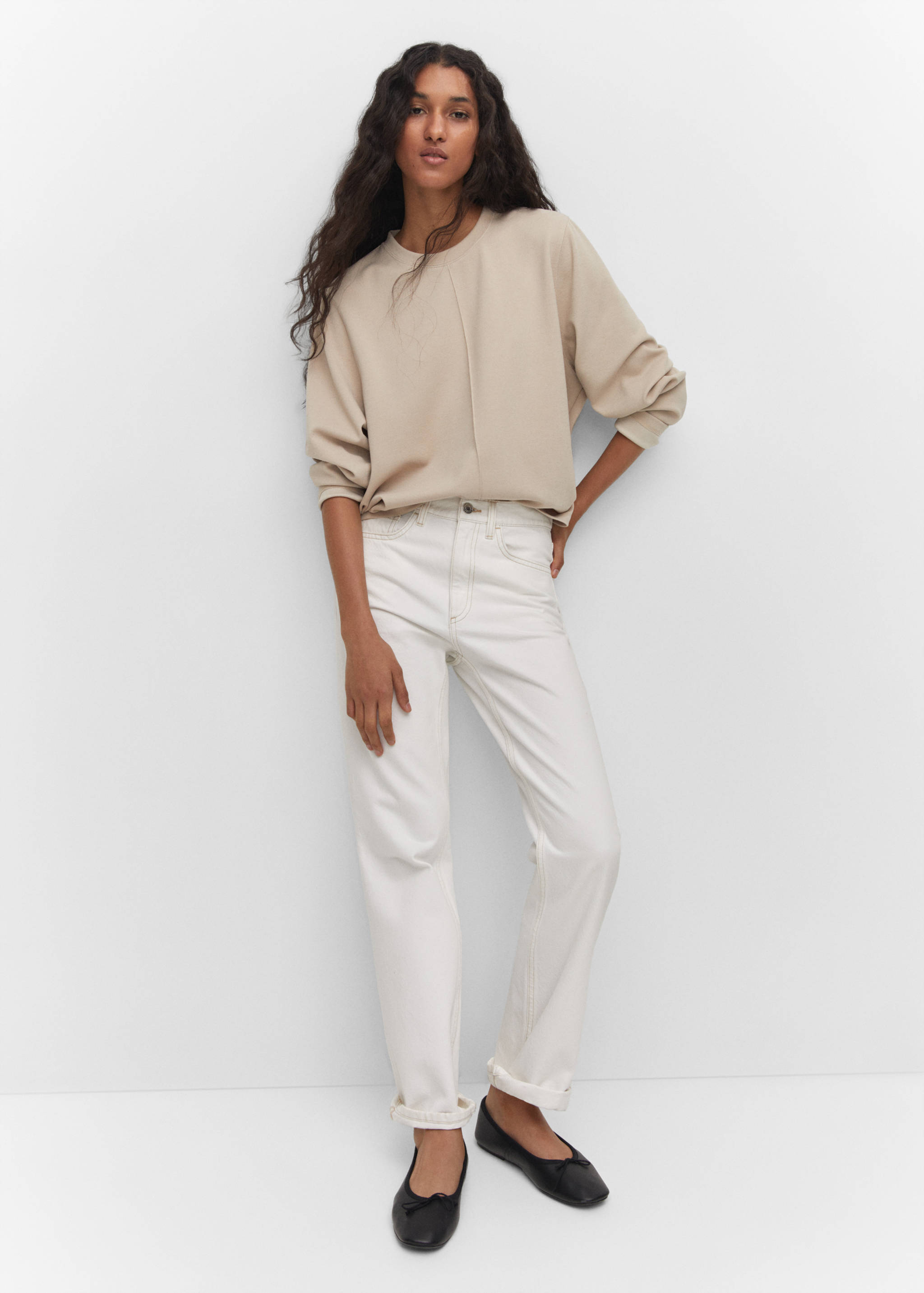 Свитшот с декоративными строчками - Деталь изделия 2