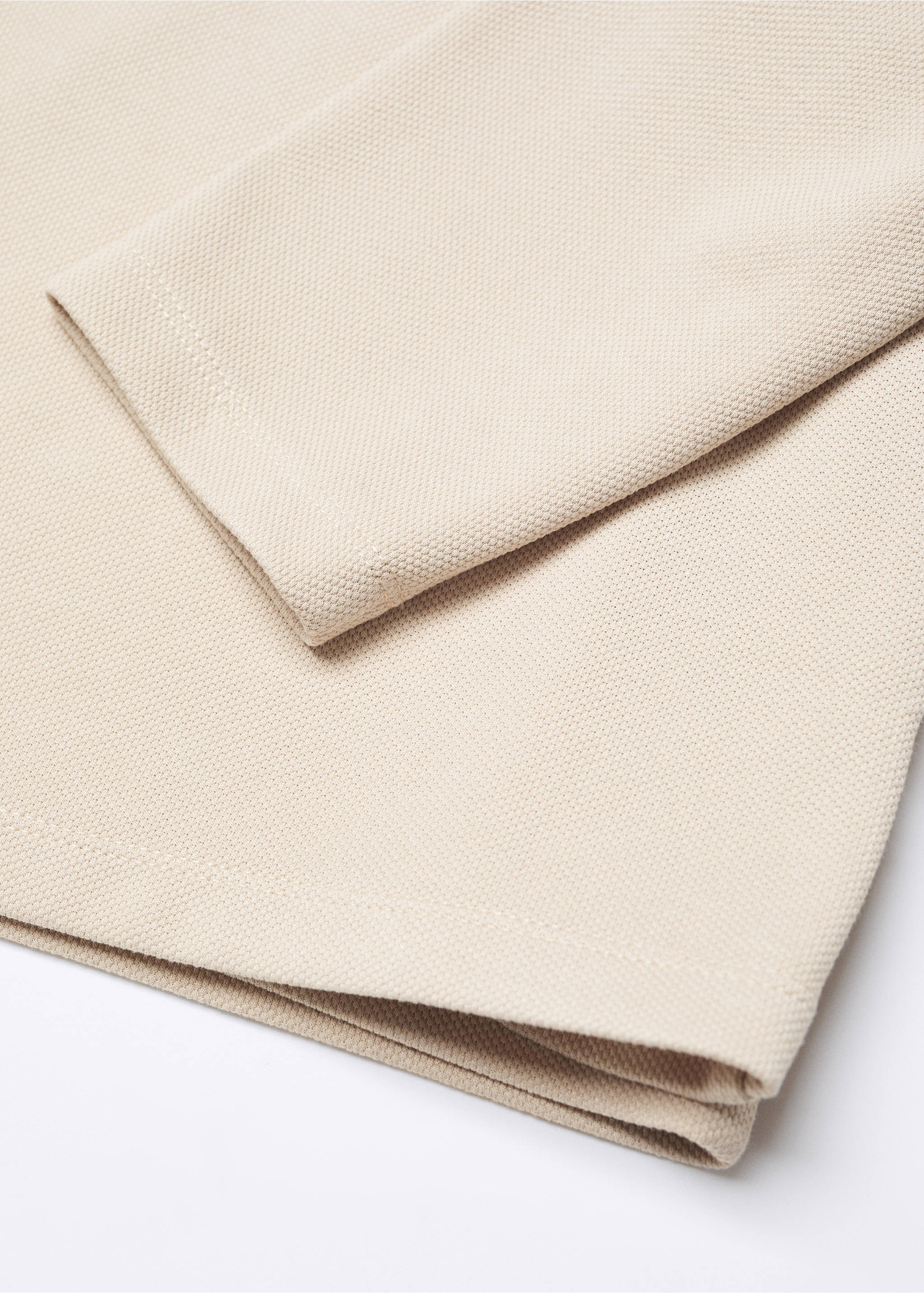 Decorative stitching sweatshirt - Details of the article 8, Beige. Ref: 57096711-00.