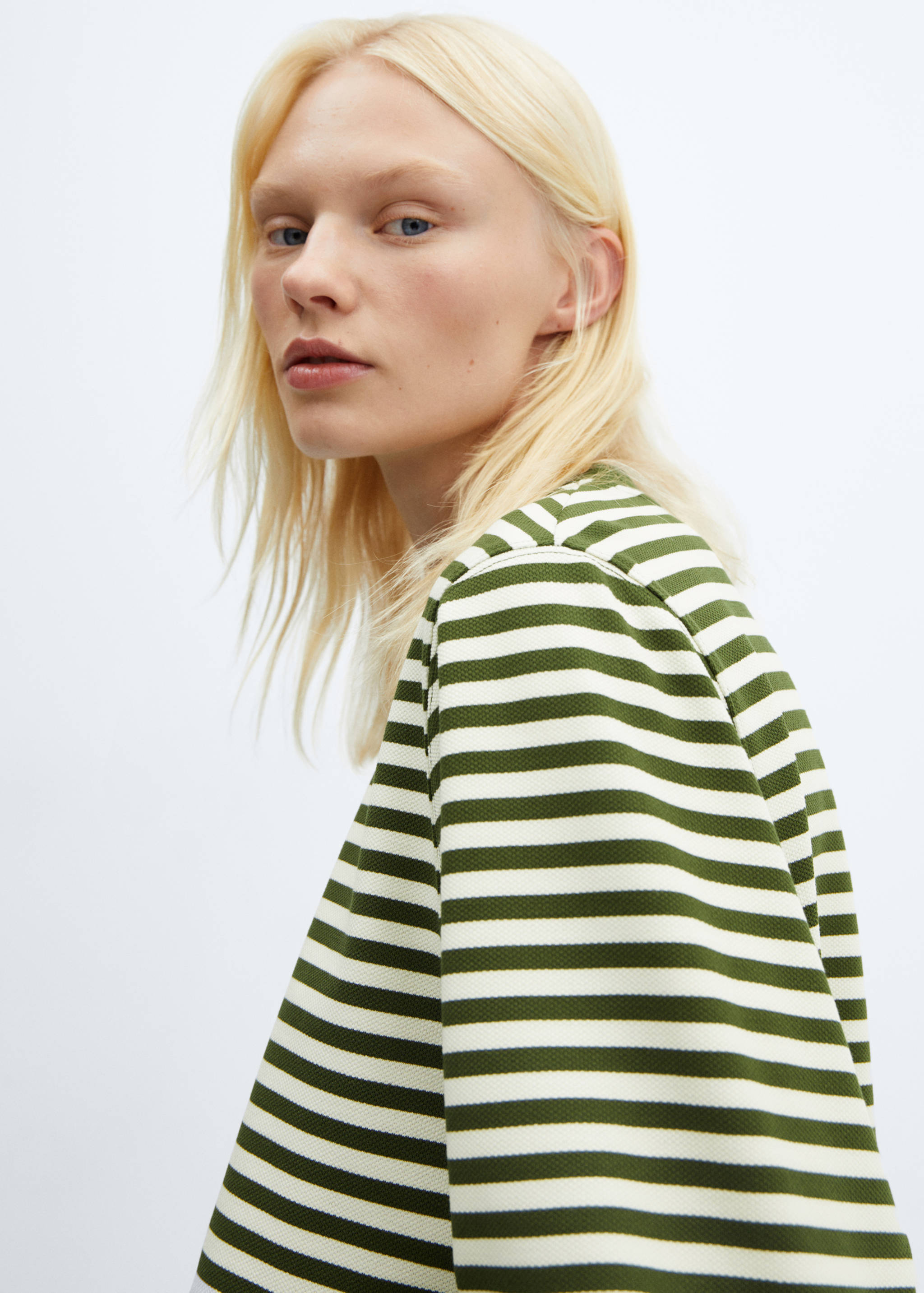 Striped sweatshirt - Details of the article 1