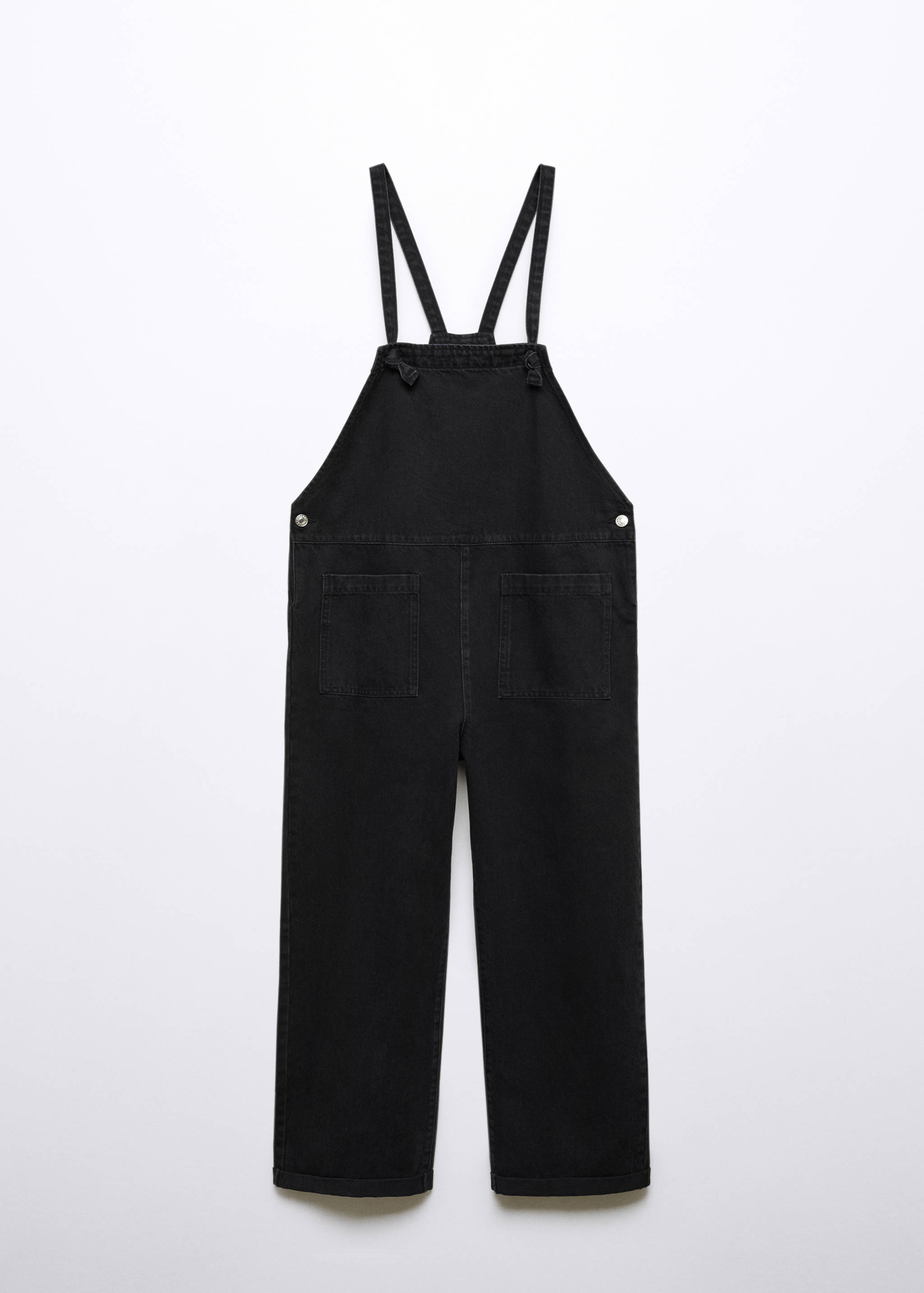 妈咪牛仔布工装裤 - null