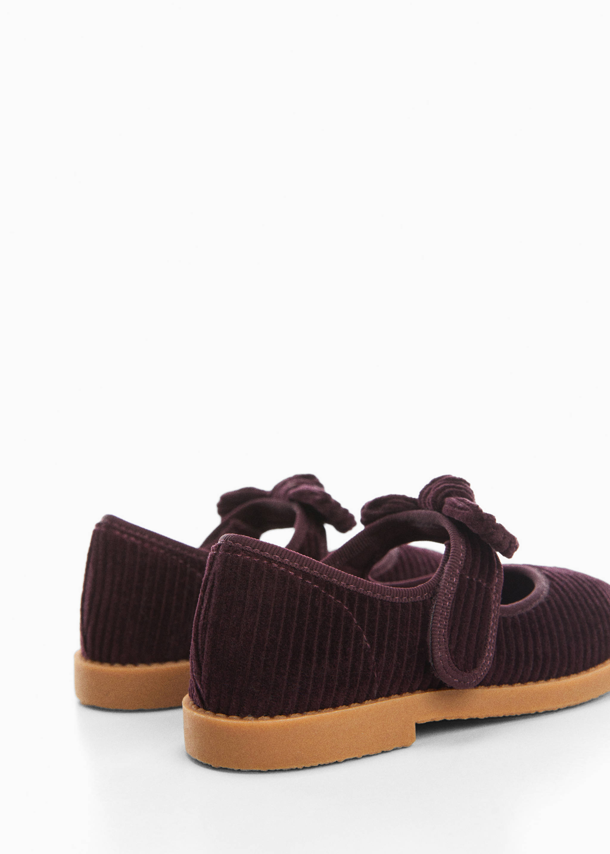 Shoes with corduroy bow - Details of the article 1