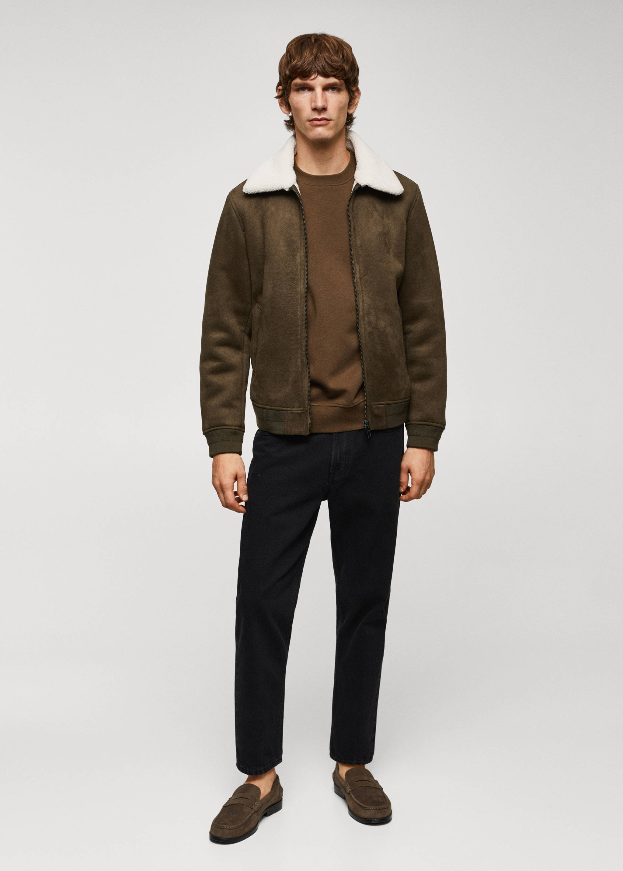 Double-face shearling jacket - General plane