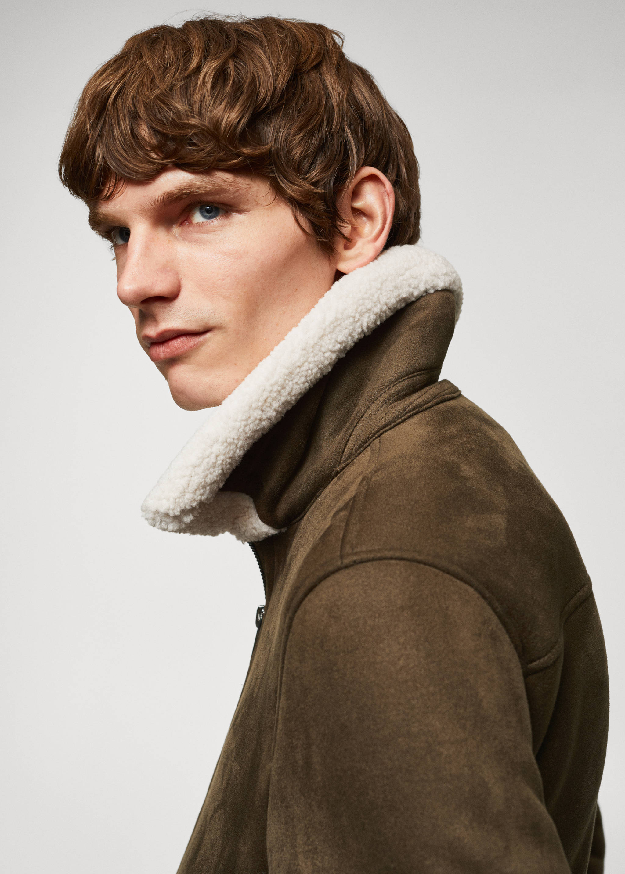 Double-face shearling jacket - Details of the article 4