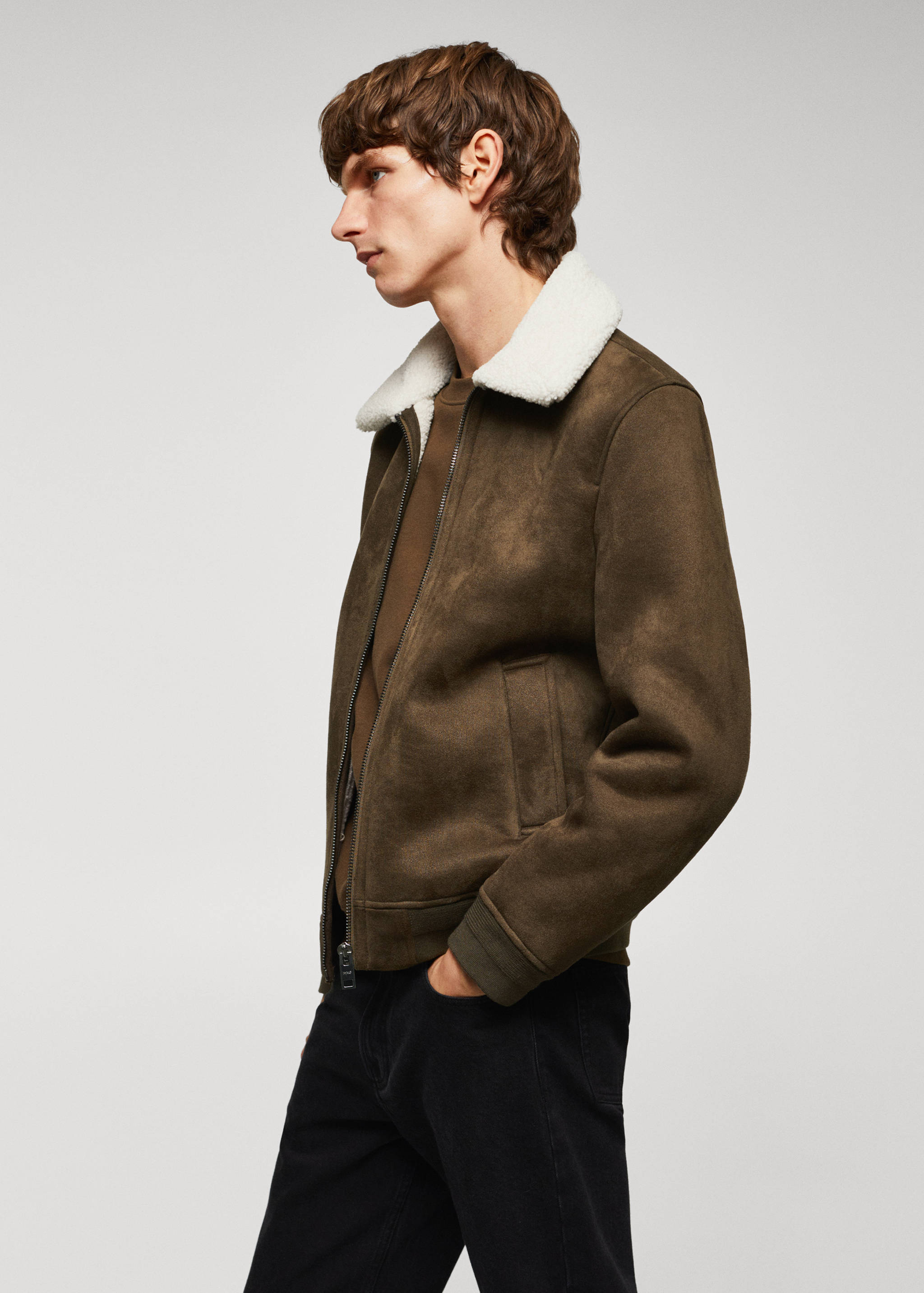 Double-face shearling jacket - Details of the article 2