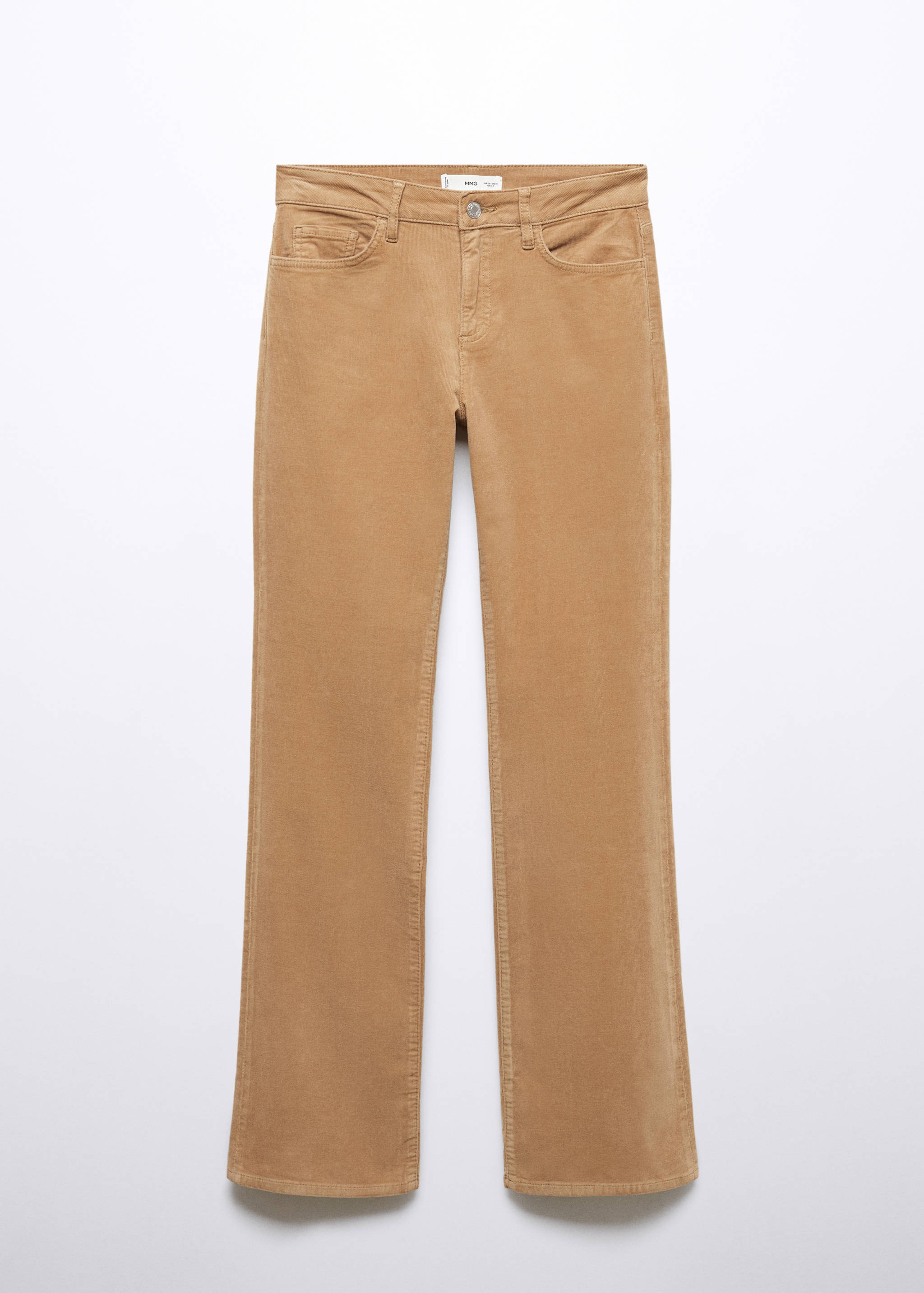 Pantalon flare taille normale velours côtelé - Article sans modèle