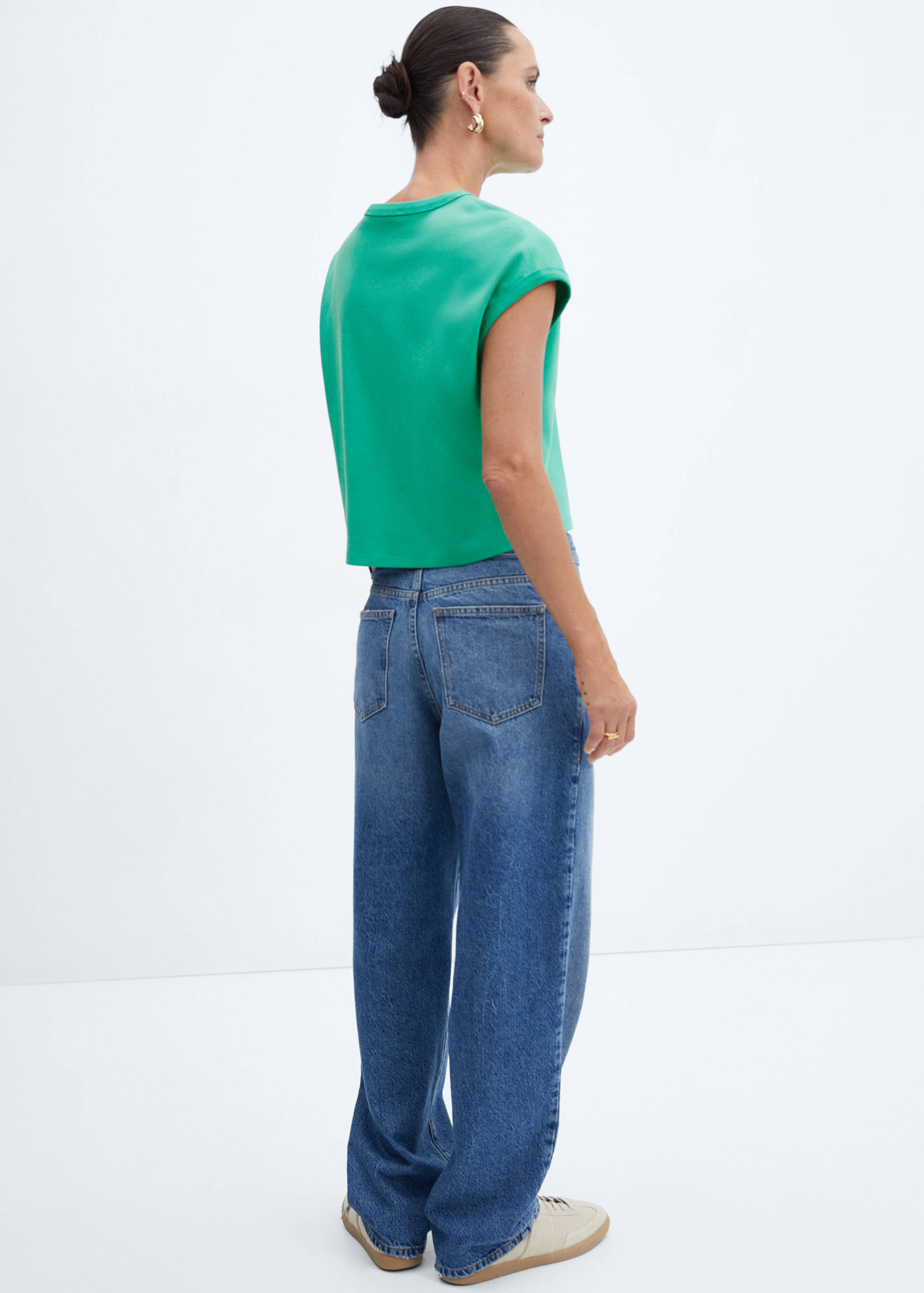 Майка из хлопка - Обратная сторона изделия