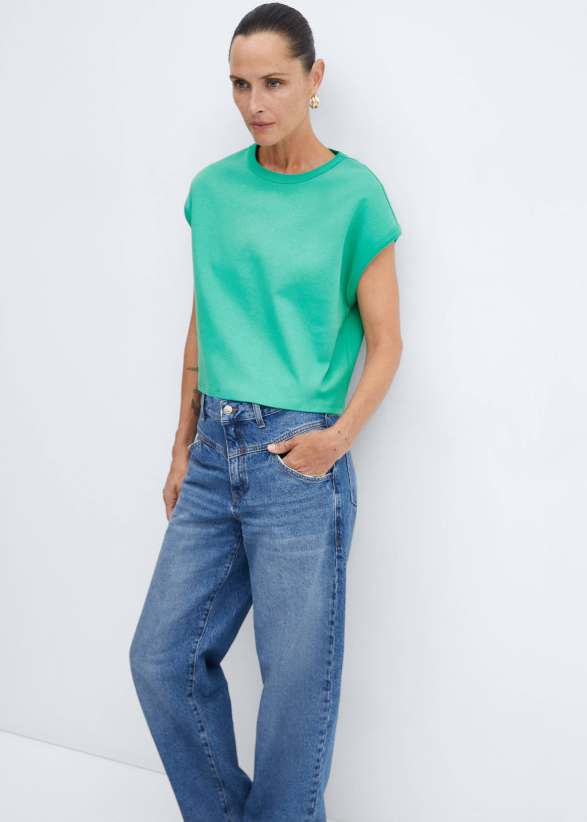 Майка из хлопка - Деталь изделия 2