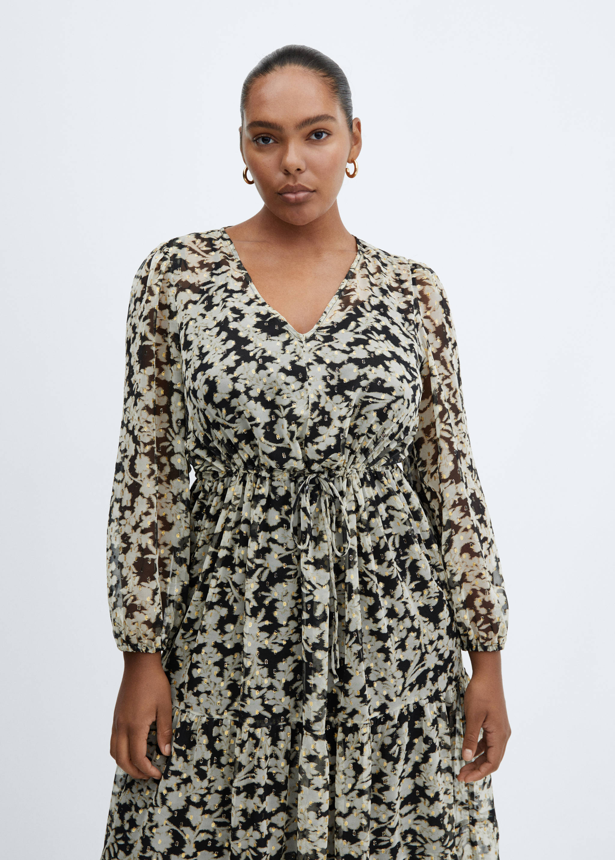 Floral-print midi-dress - Details of the article 5