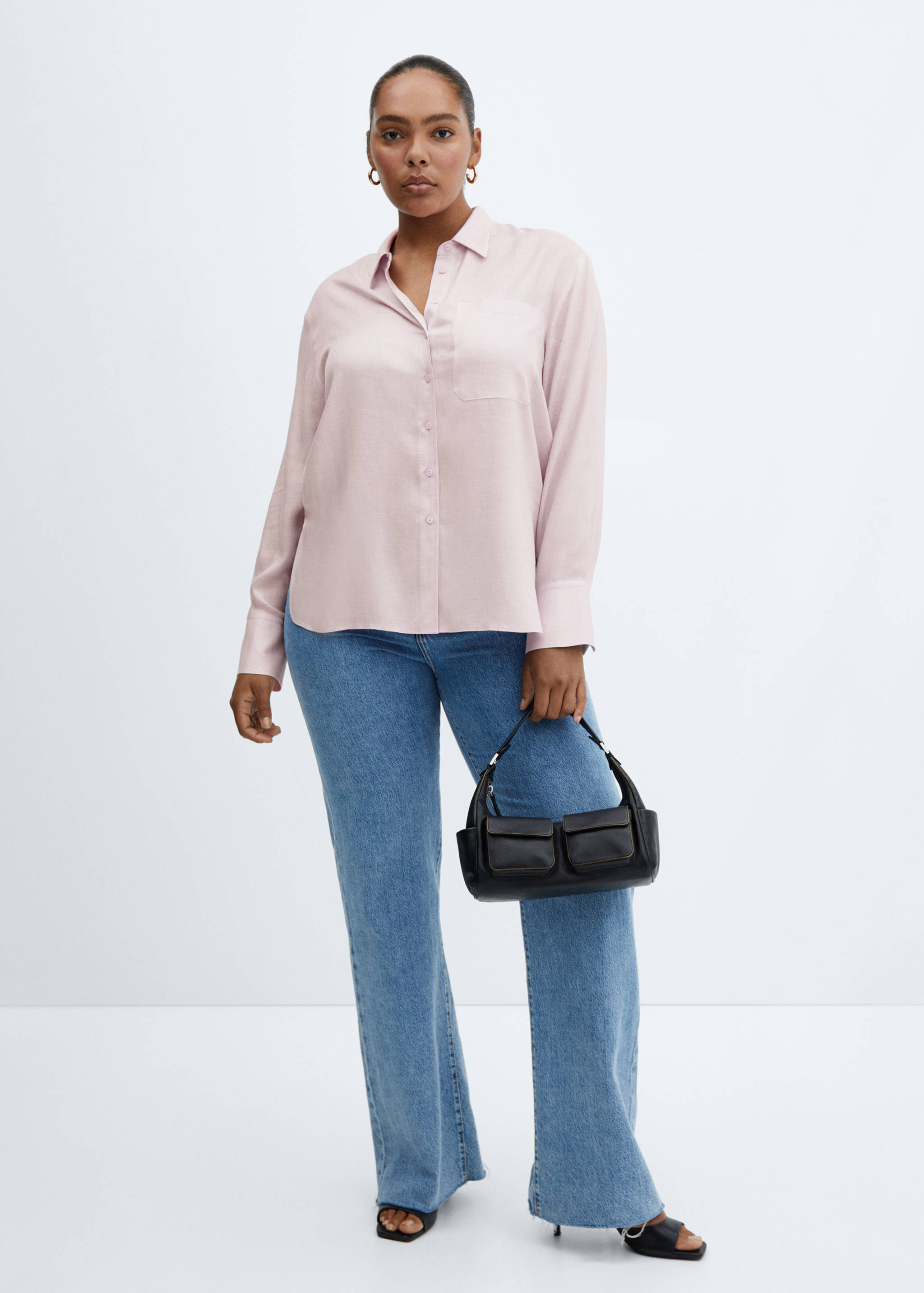 Pocket flowy shirt - Details of the article 3