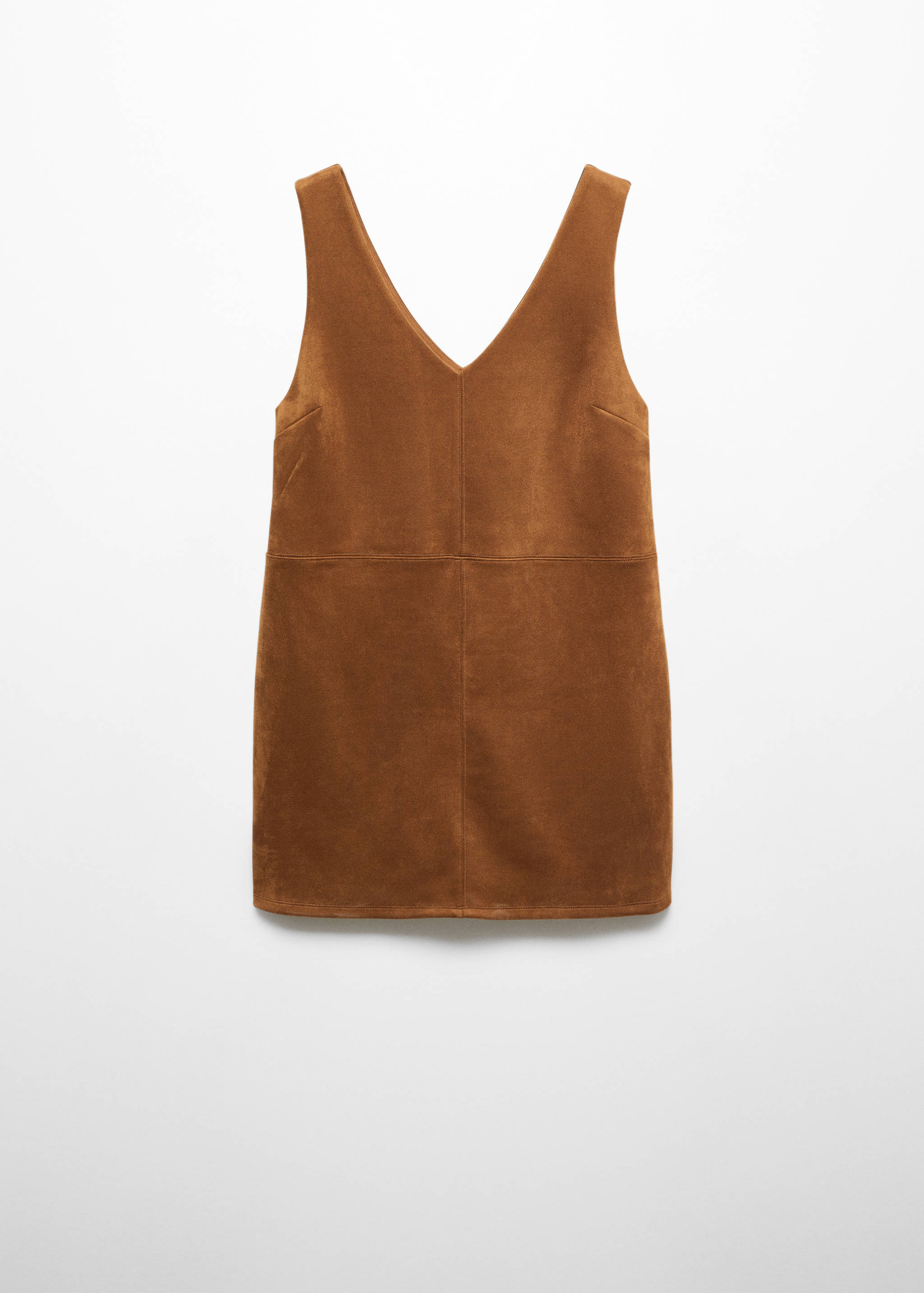 Straight suede dress - Women | MANGO China