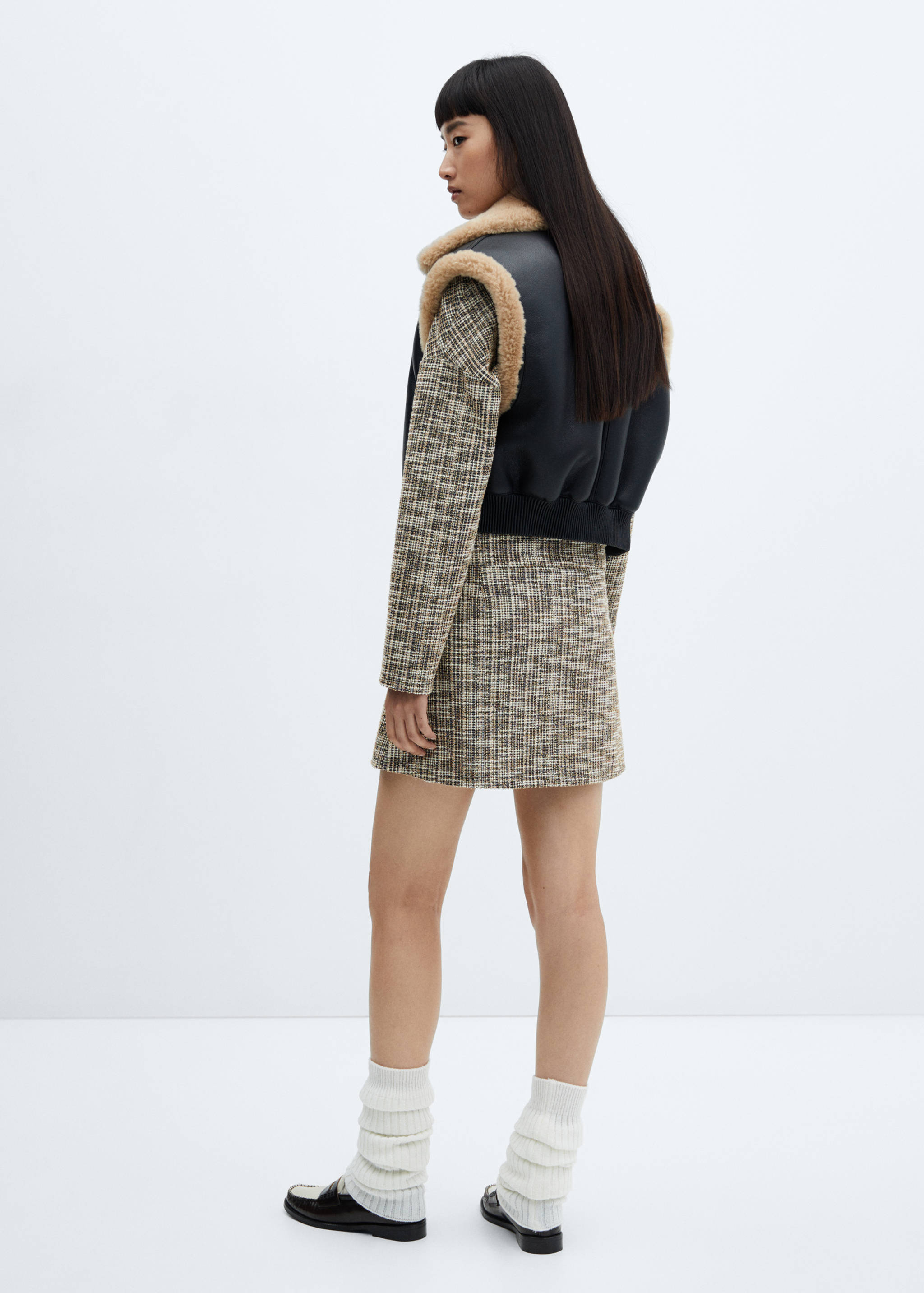 Jupe tweed chinée - Verso de l’article