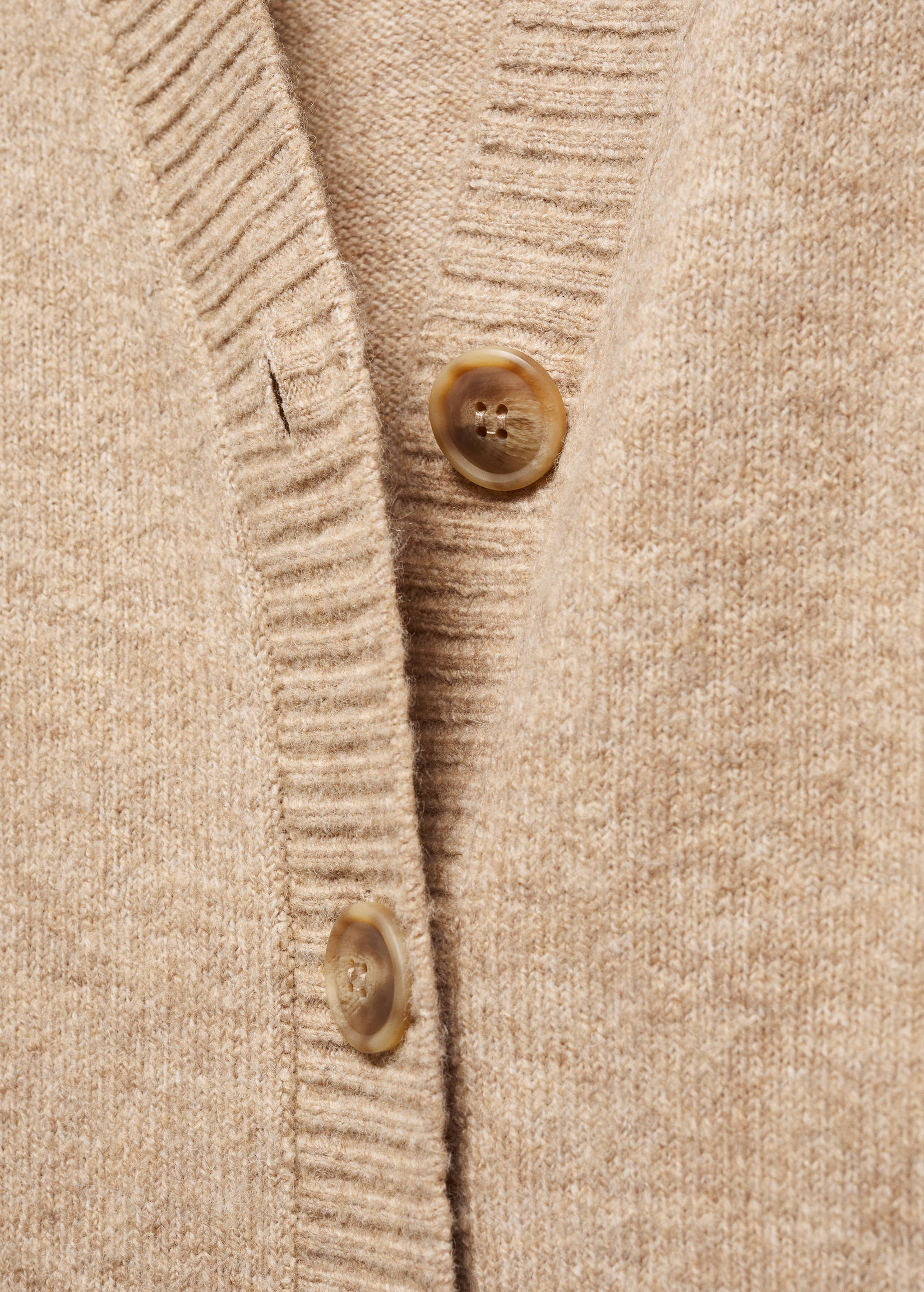 Oversized cardigan with buttons - Details of the article 8