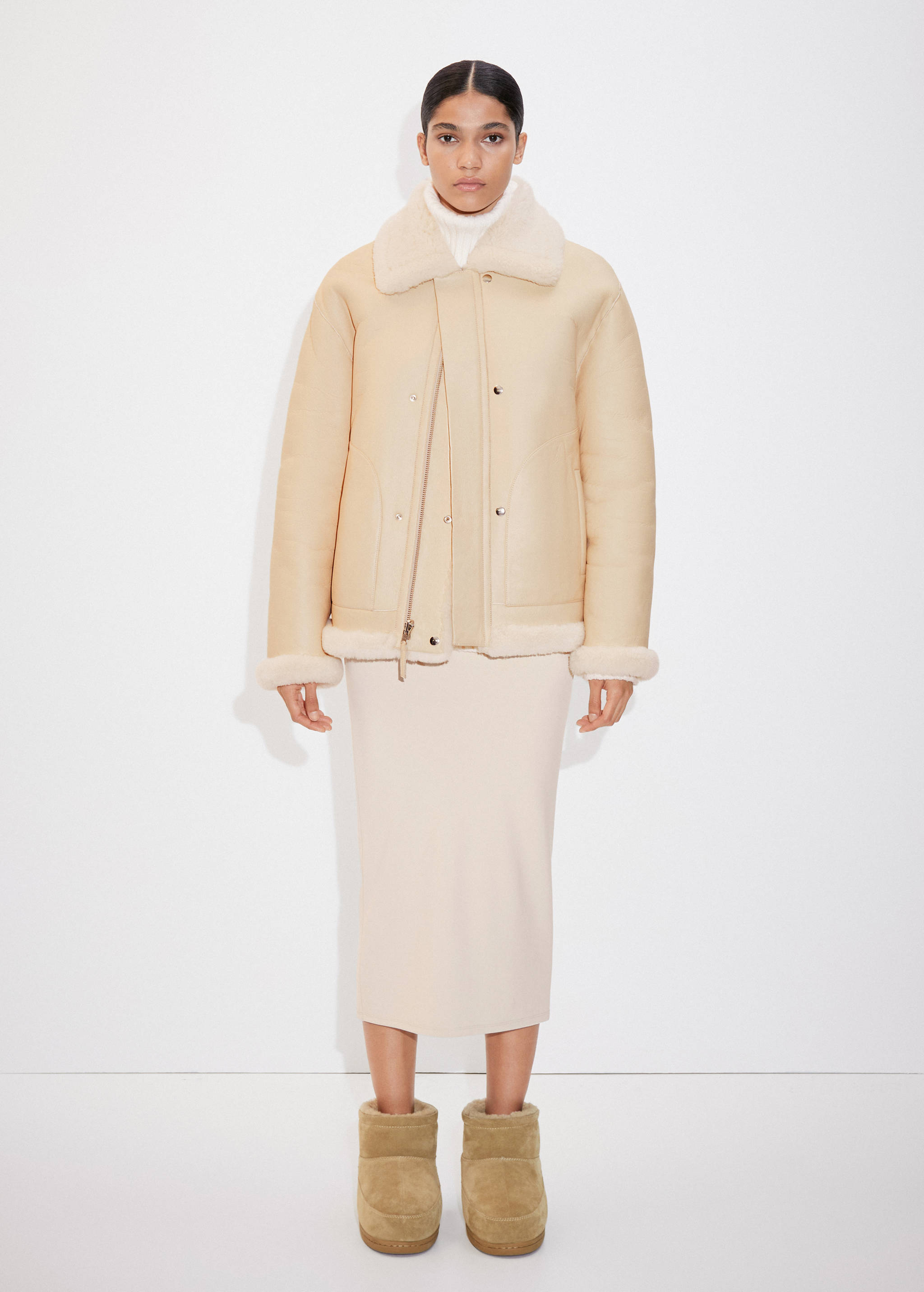 Двусторонняя дубленка из натуральной овчины - Общий план