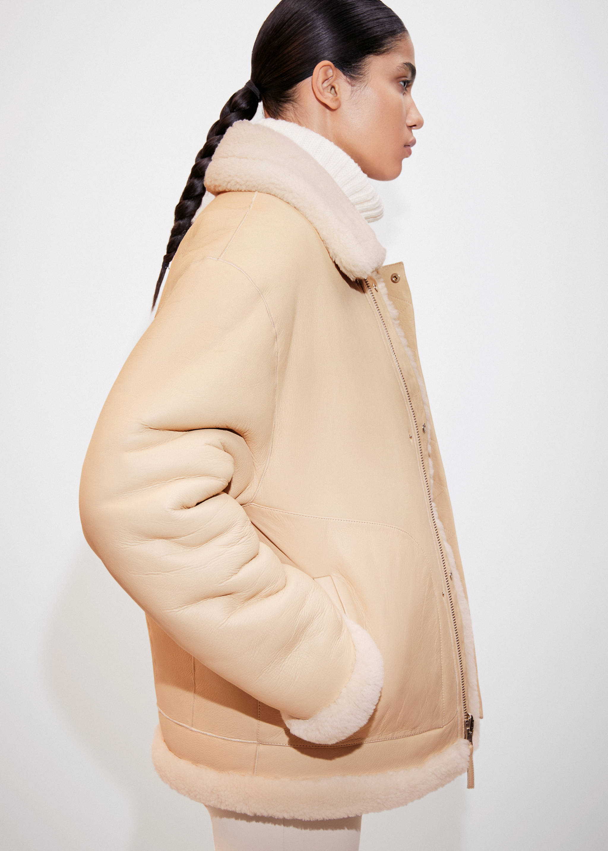 Двусторонняя дубленка из натуральной овчины - Деталь изделия 1