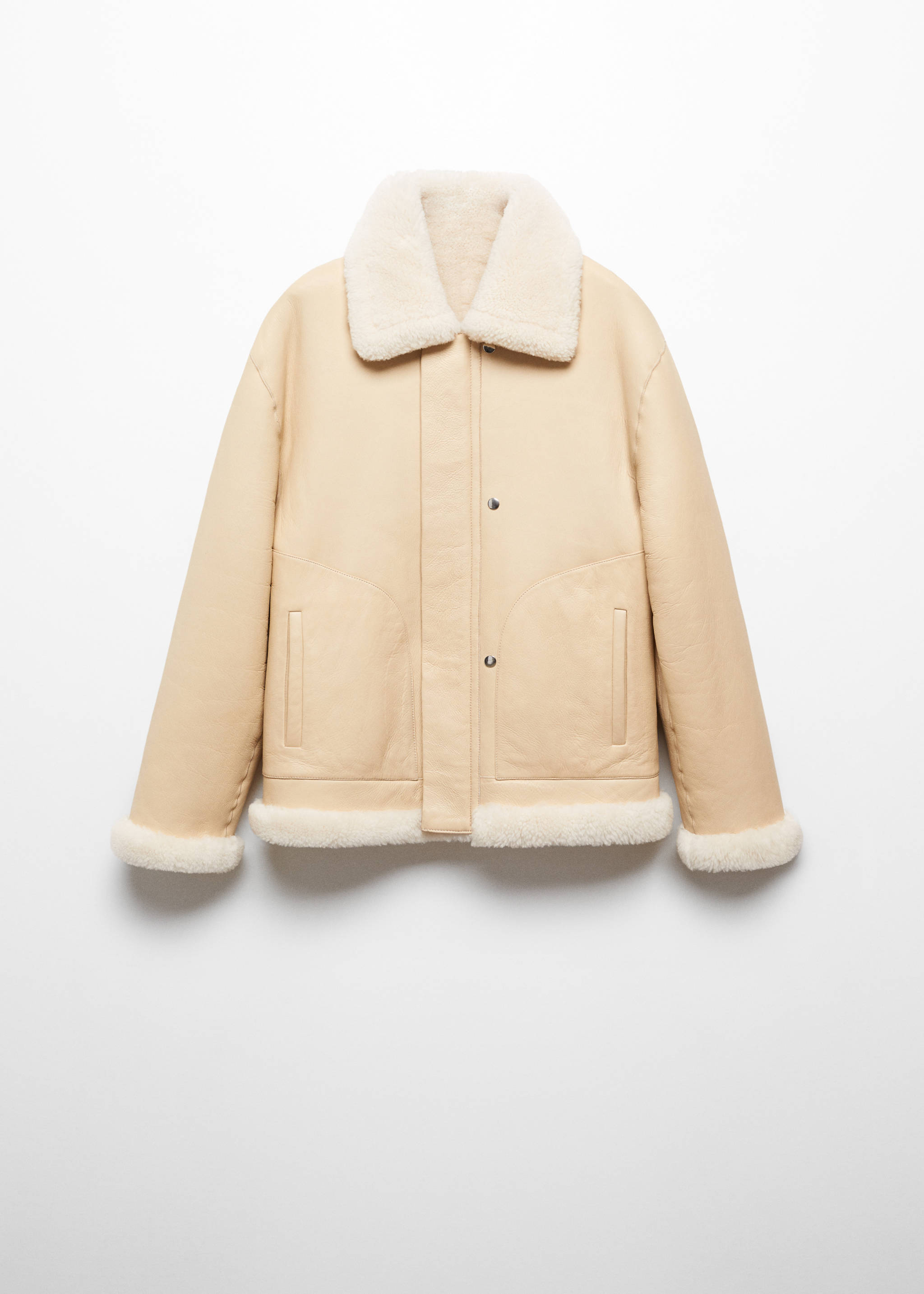 Двусторонняя дубленка из натуральной овчины - Изделие без модели