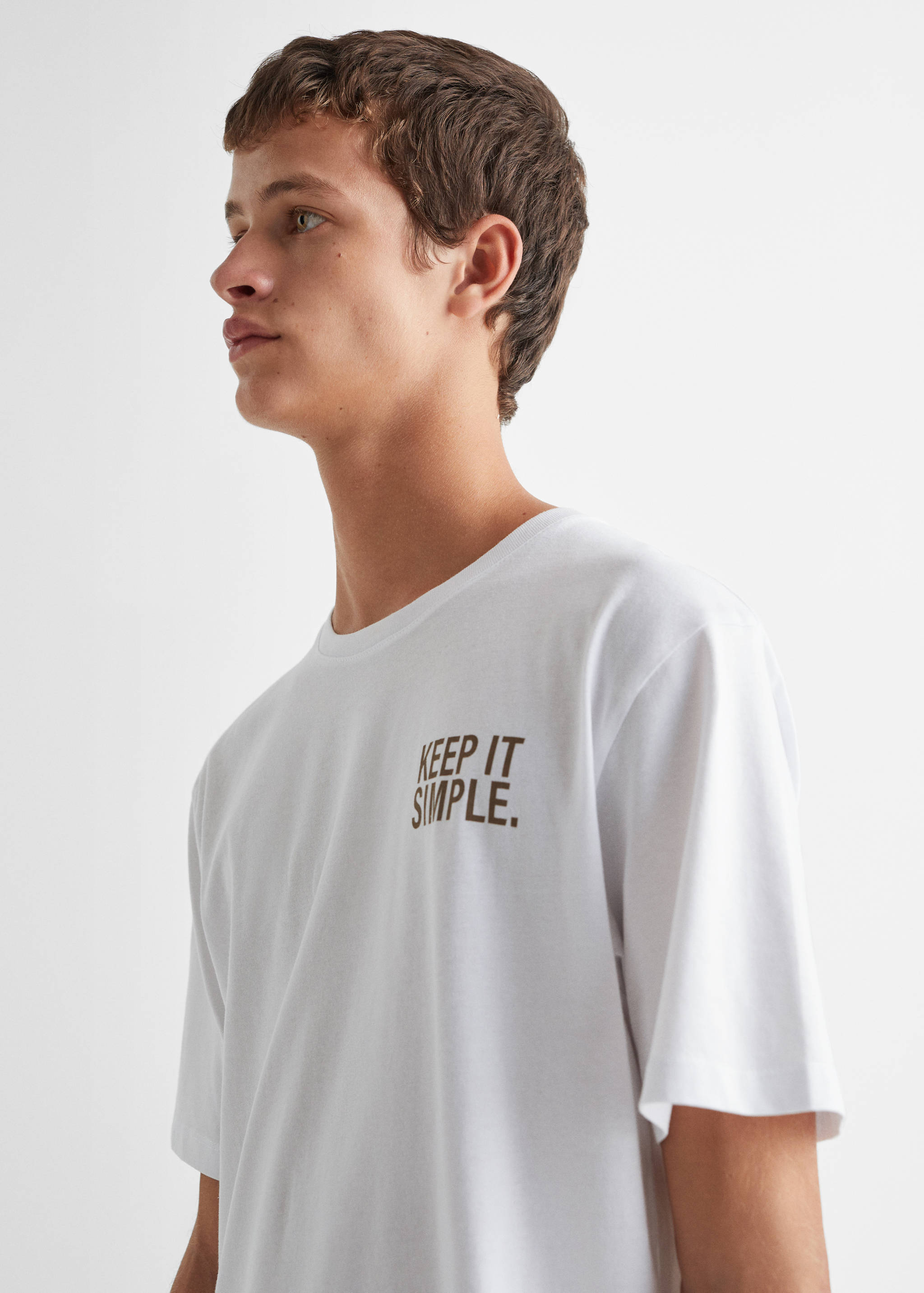 T-shirt message imprimé - Détail de l'article 1