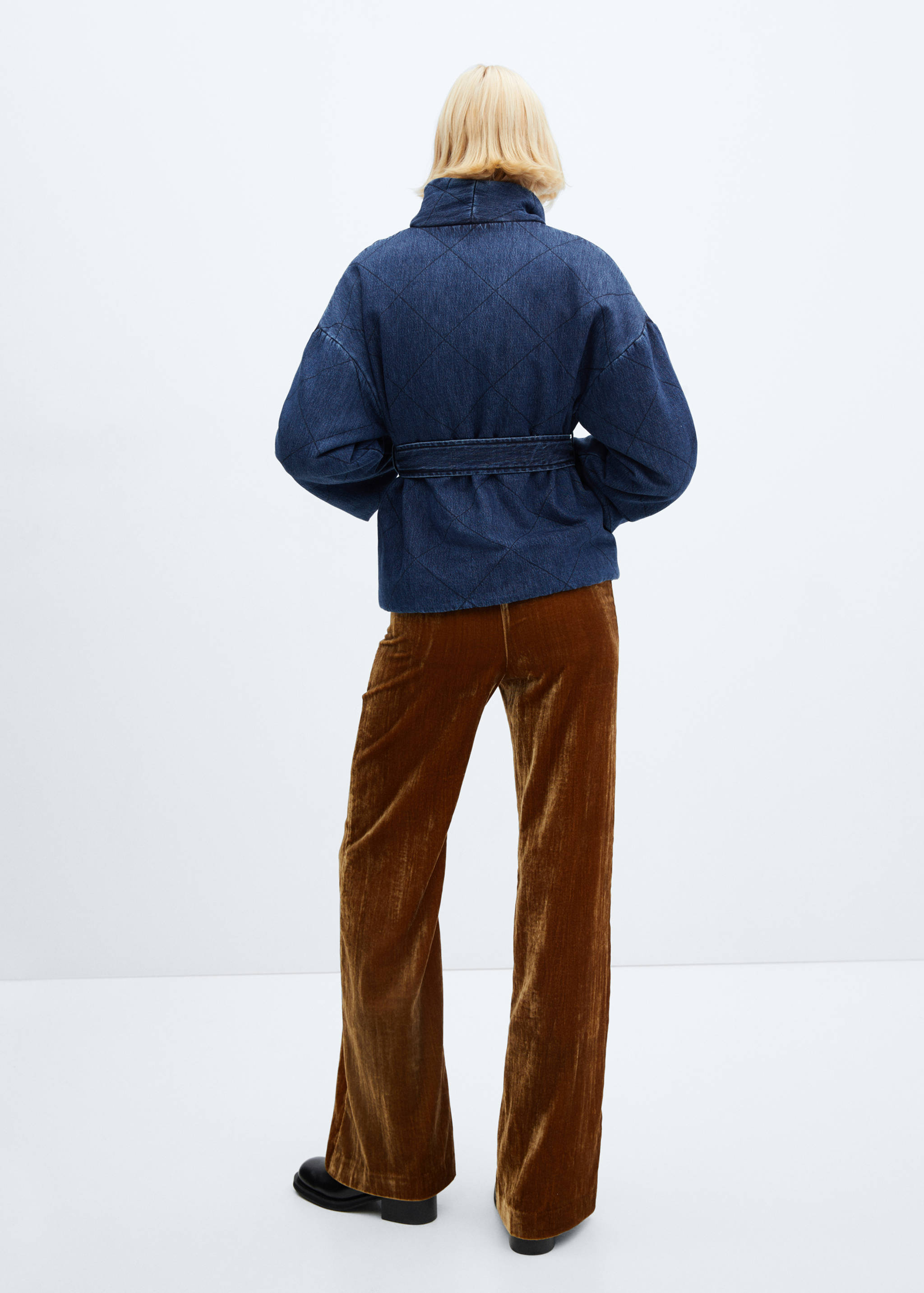 Veste denim croisée - Verso de l’article