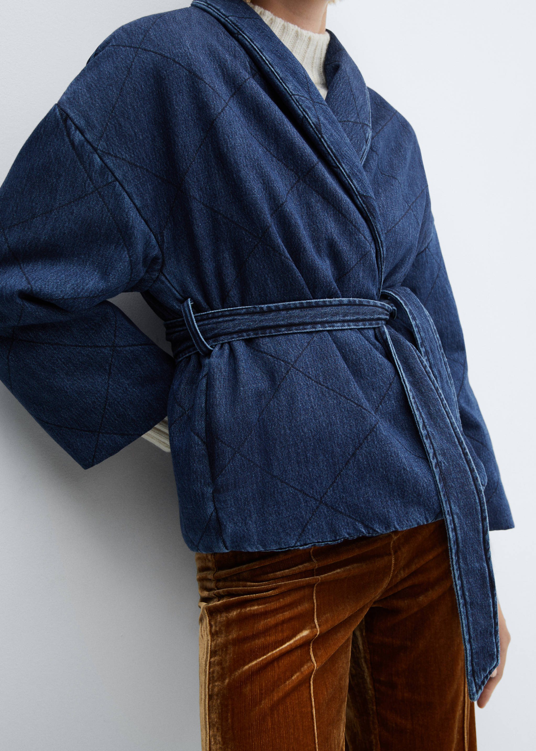 Veste denim croisée - Détail de l'article 6