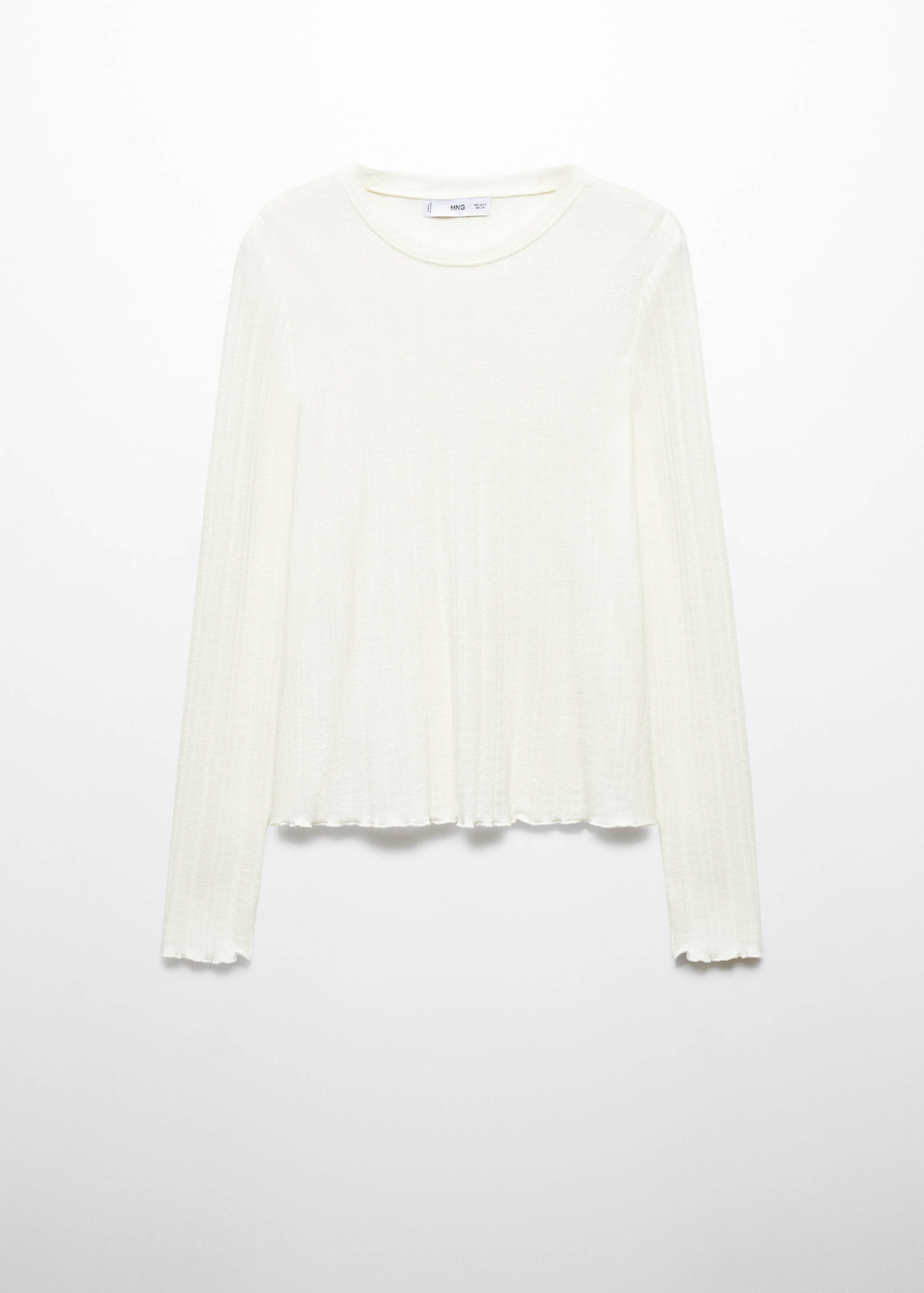 Camiseta punto manga larga - Artículo sin modelo