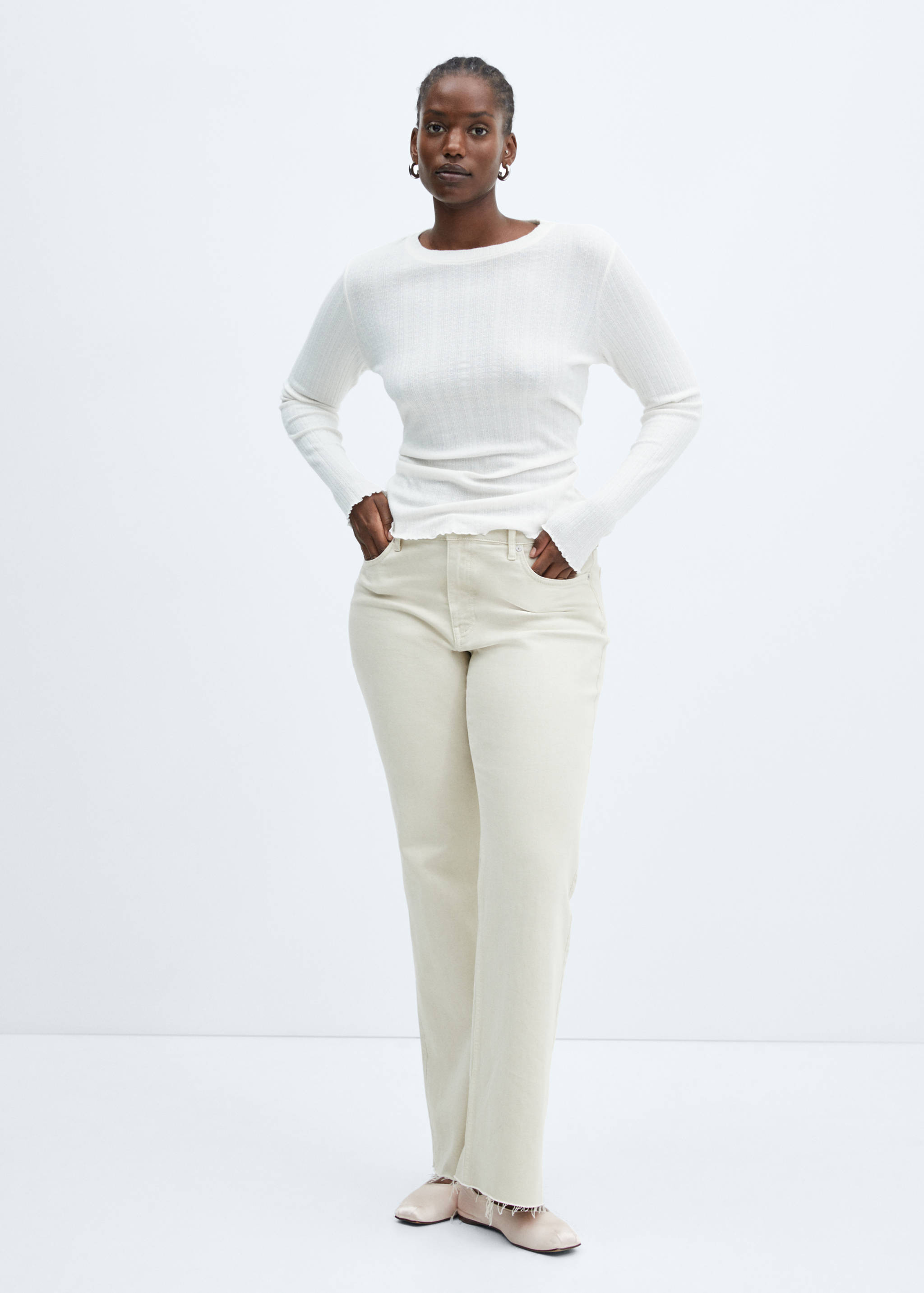 Camiseta punto manga larga - Detalle del artículo 3