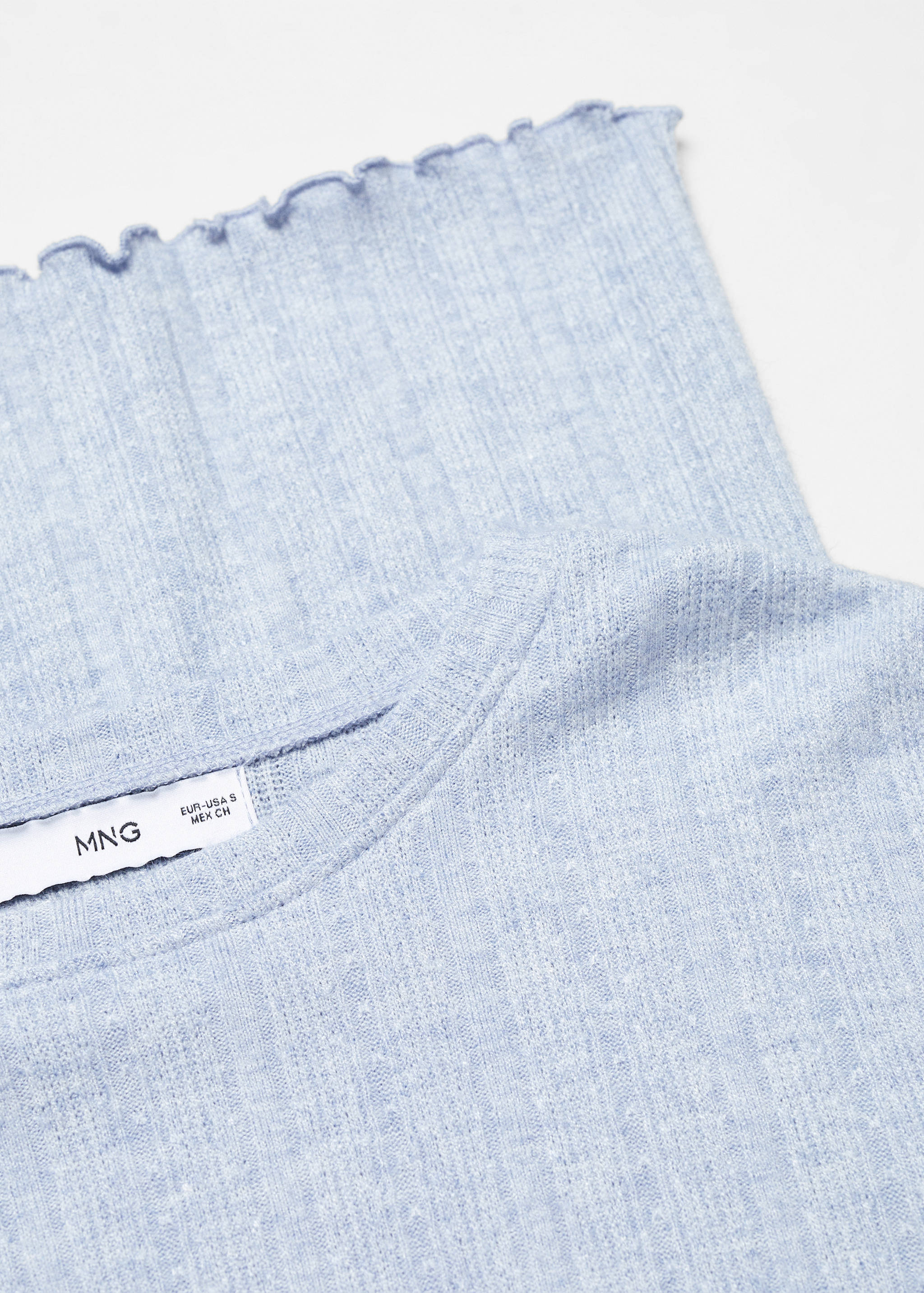 Camiseta punto manga larga - Detalle del artículo 8