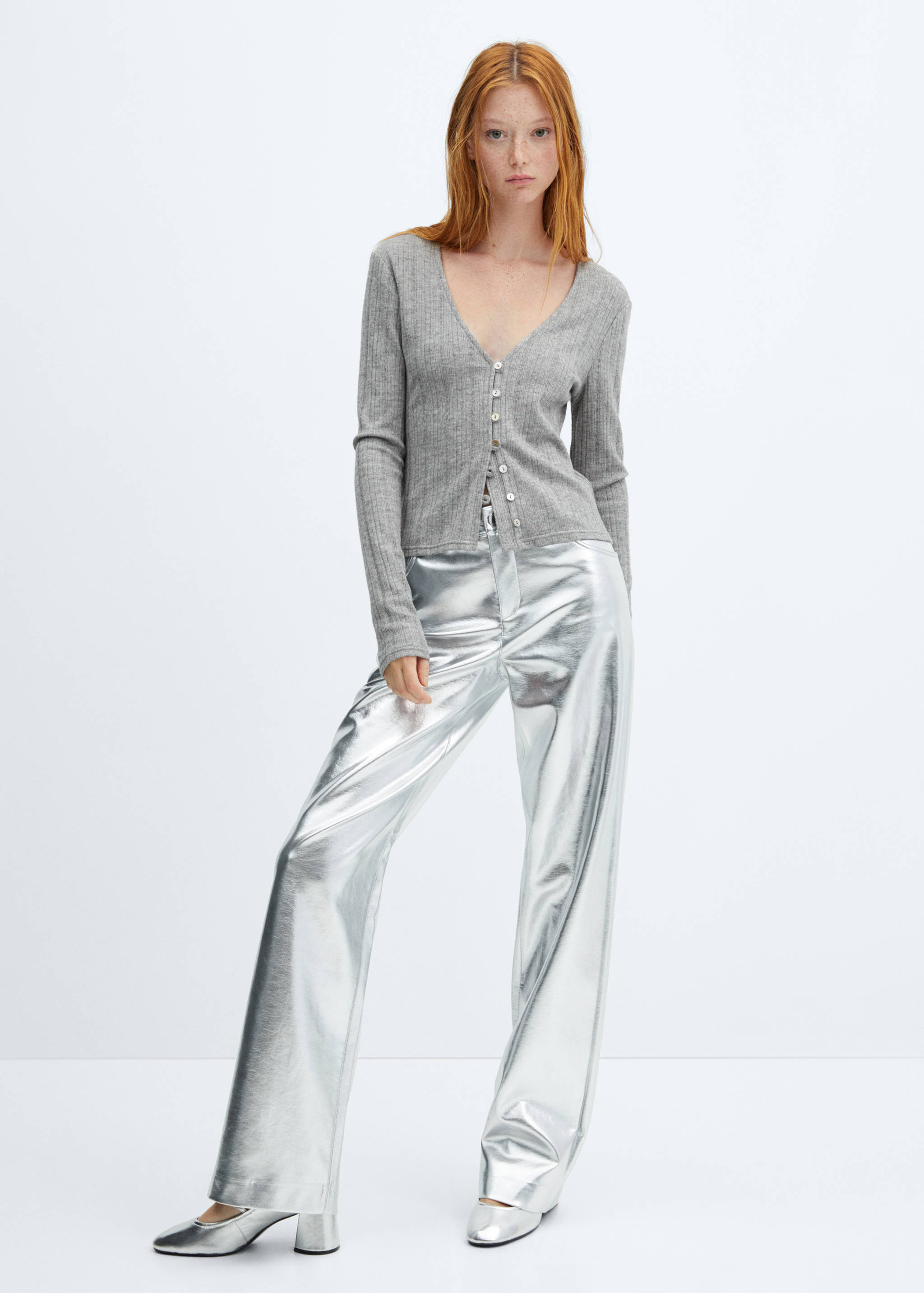 Camiseta punto manga larga - Plano general