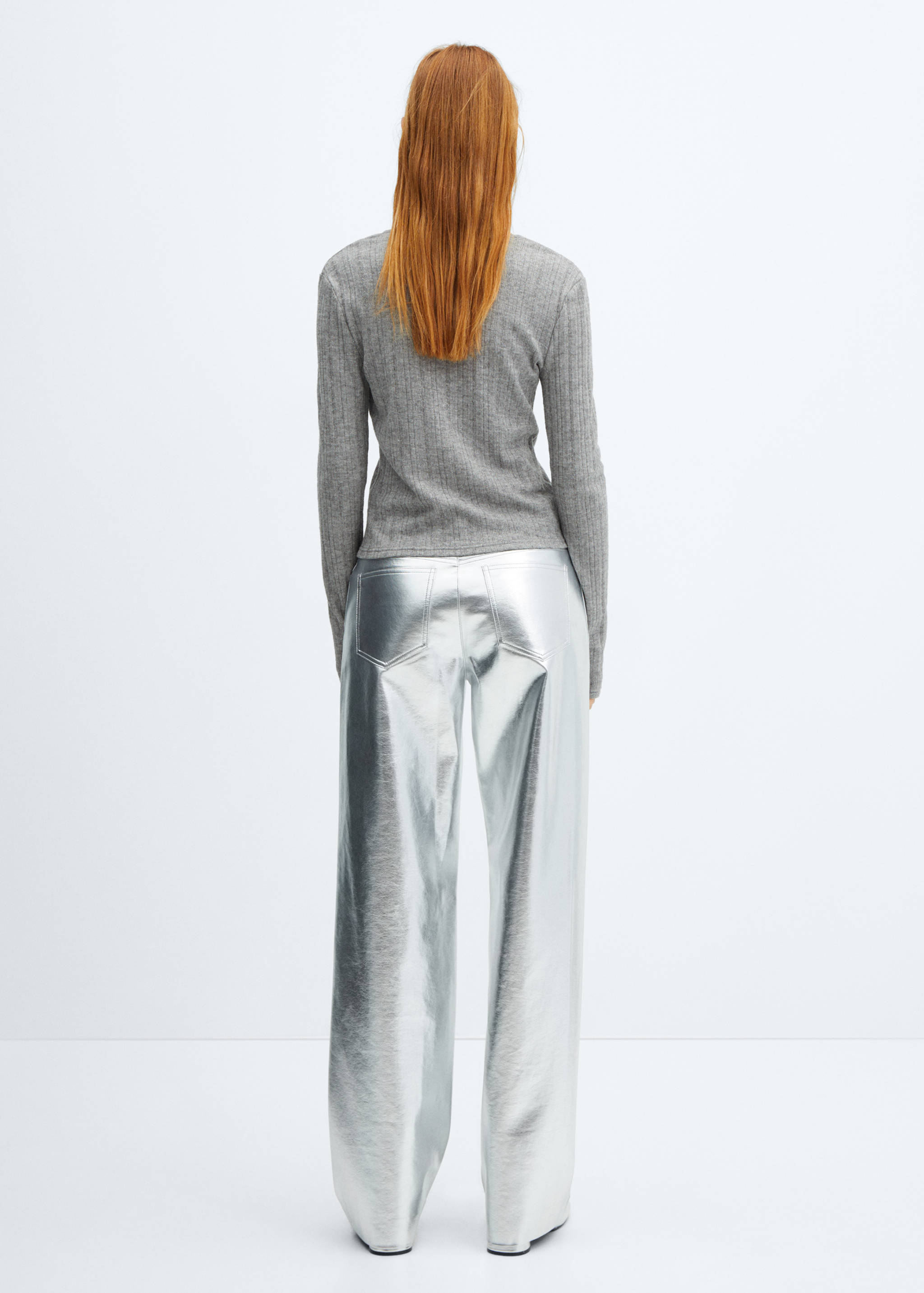 Camiseta punto manga larga - Reverso del artículo