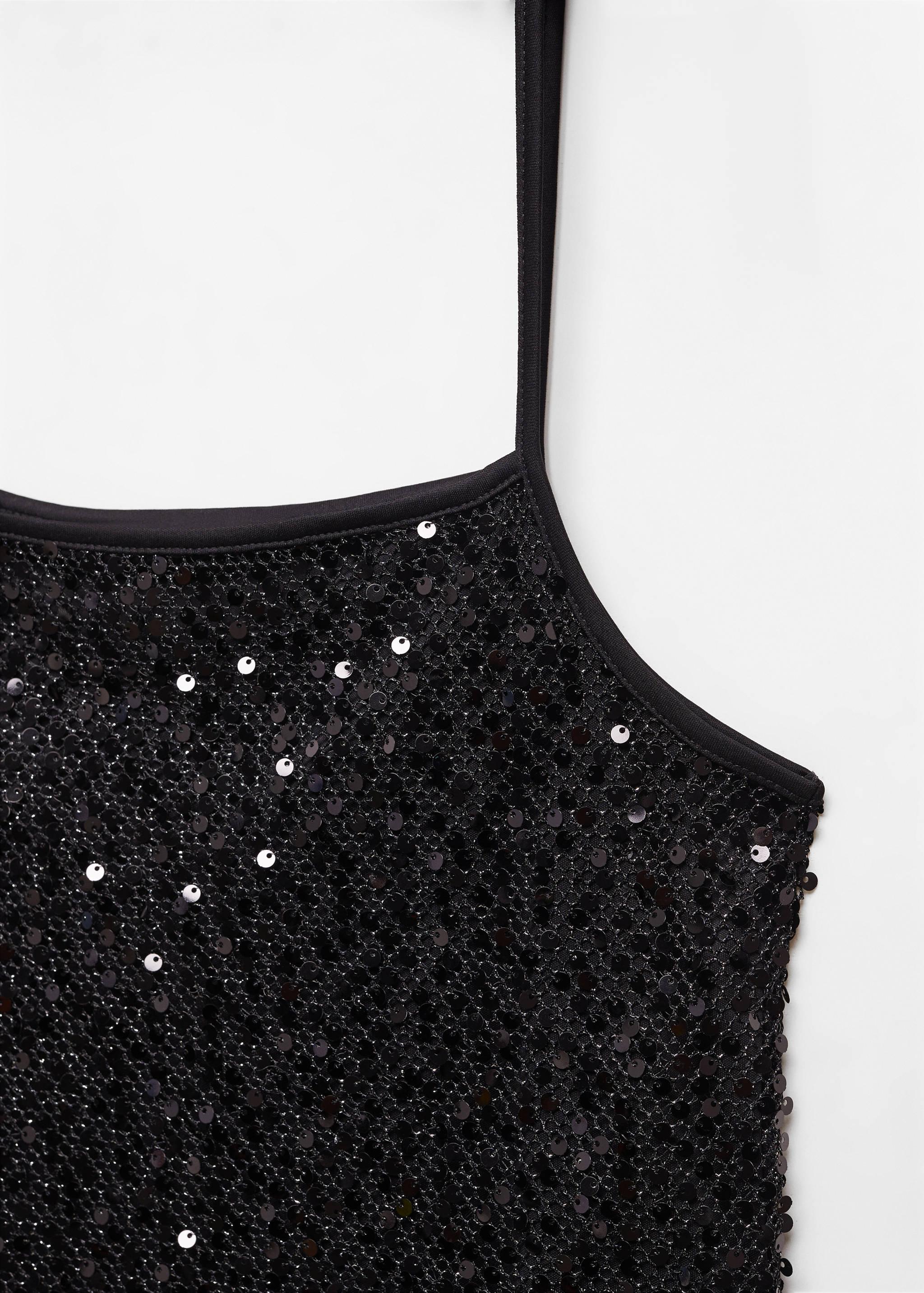 Sequin top with spaghetti strap - Details of the article 8