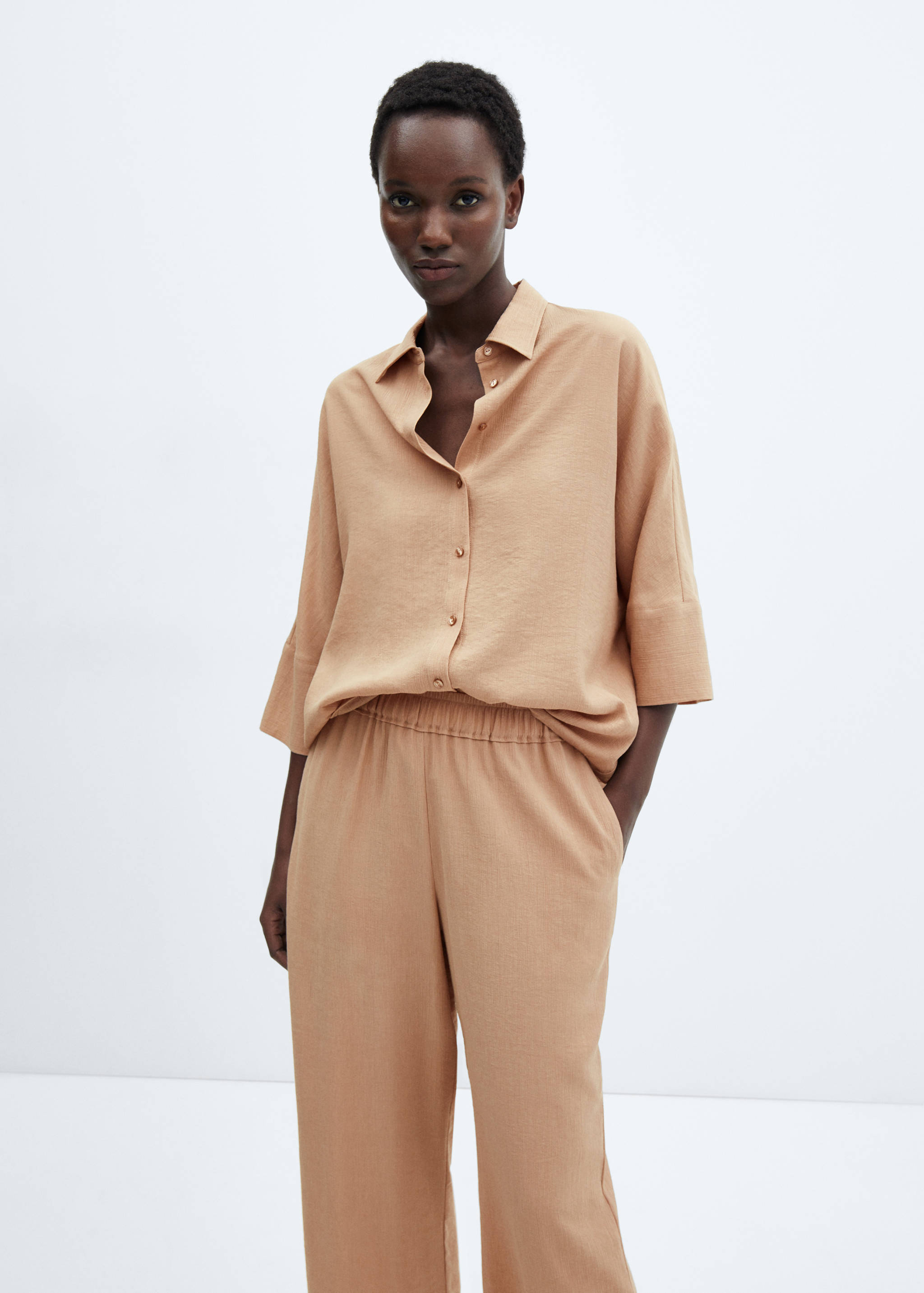 Oversize flowy shirt - Medium plane