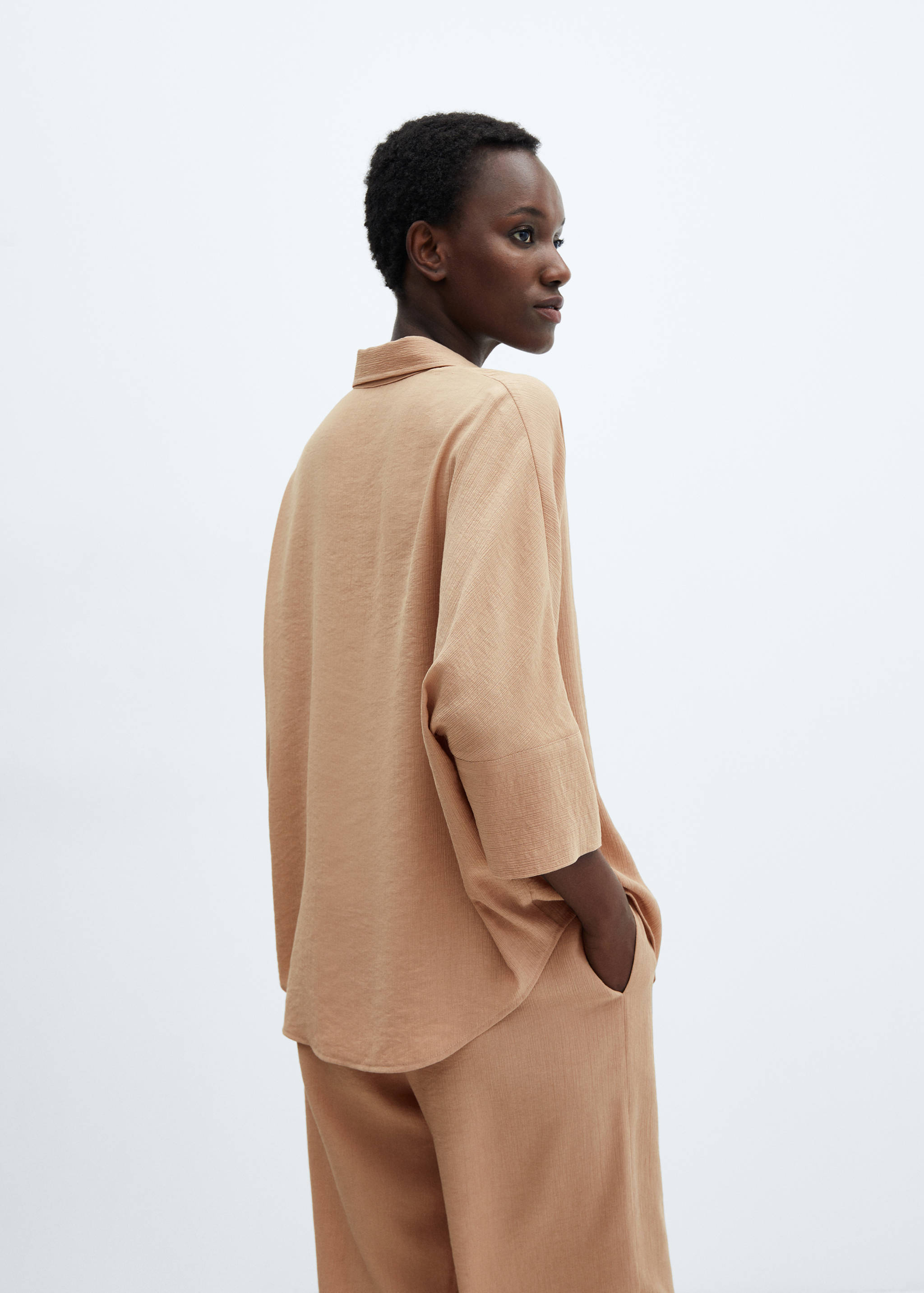 Oversize flowy shirt - Reverse of the article